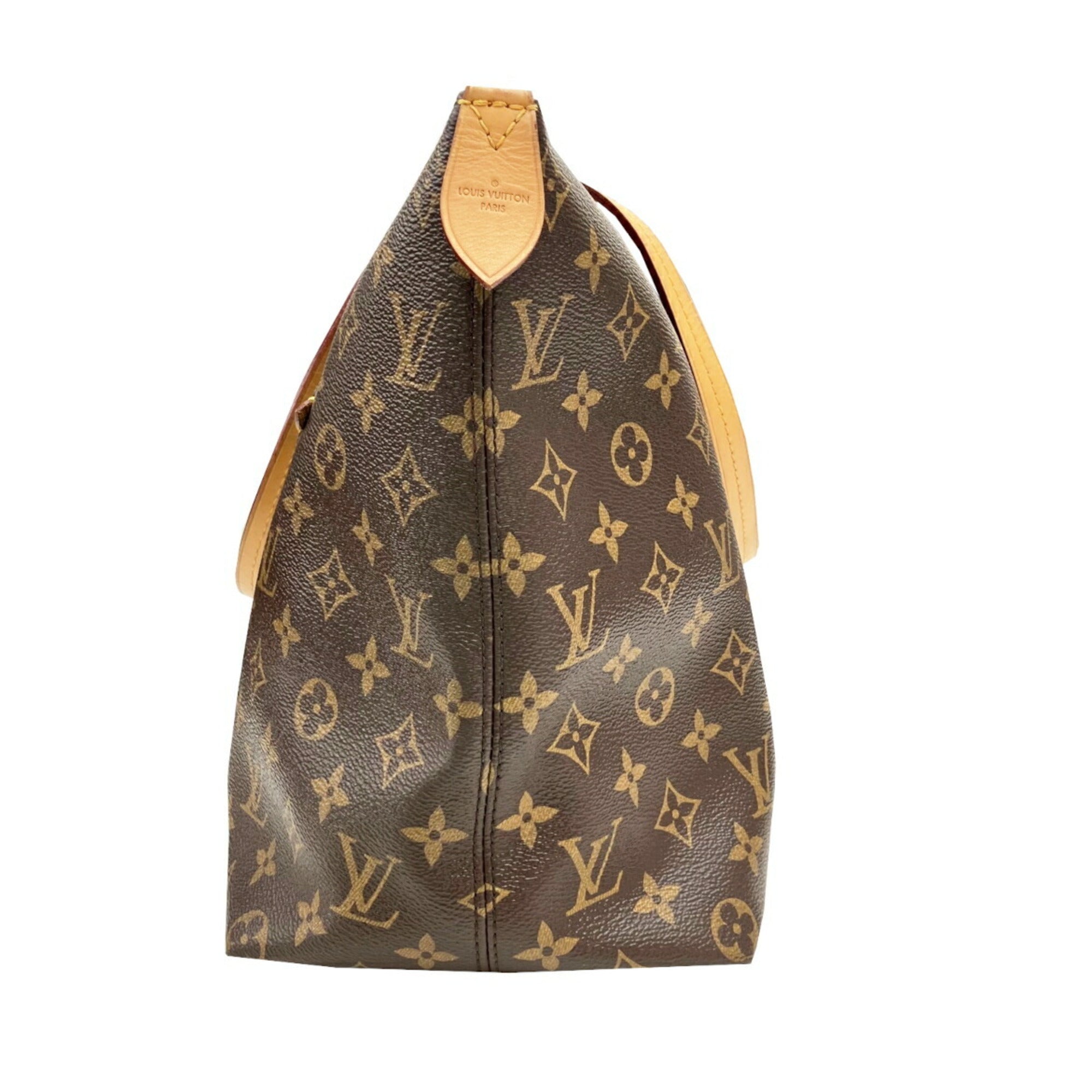 Louis Vuitton Brown Monogram Handbag Tote Bag (Pre-Owned)