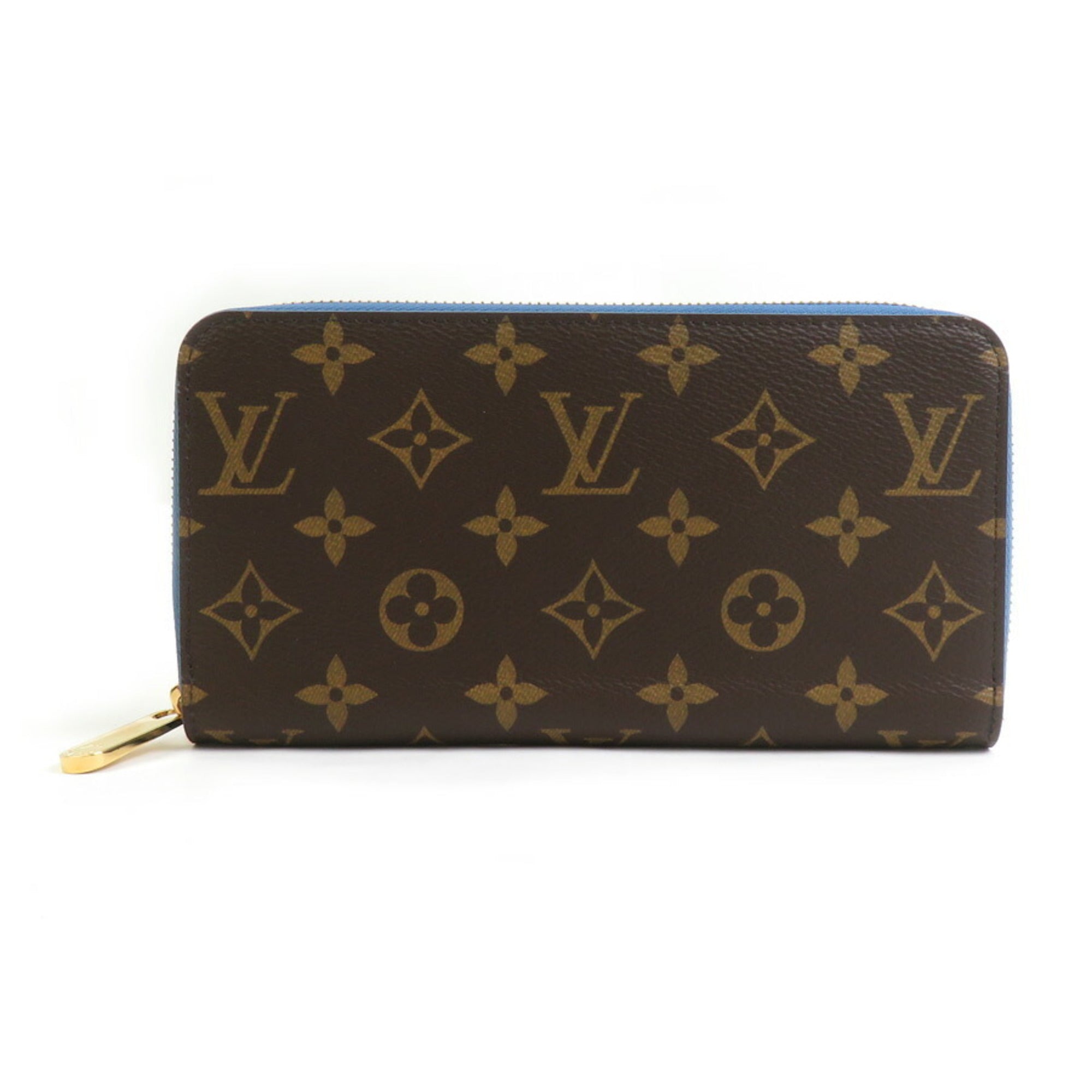 Louis Vuitton Blue Jean Monogram Monogram Long Wallet (Bi-Fold) (Pre-Owned)