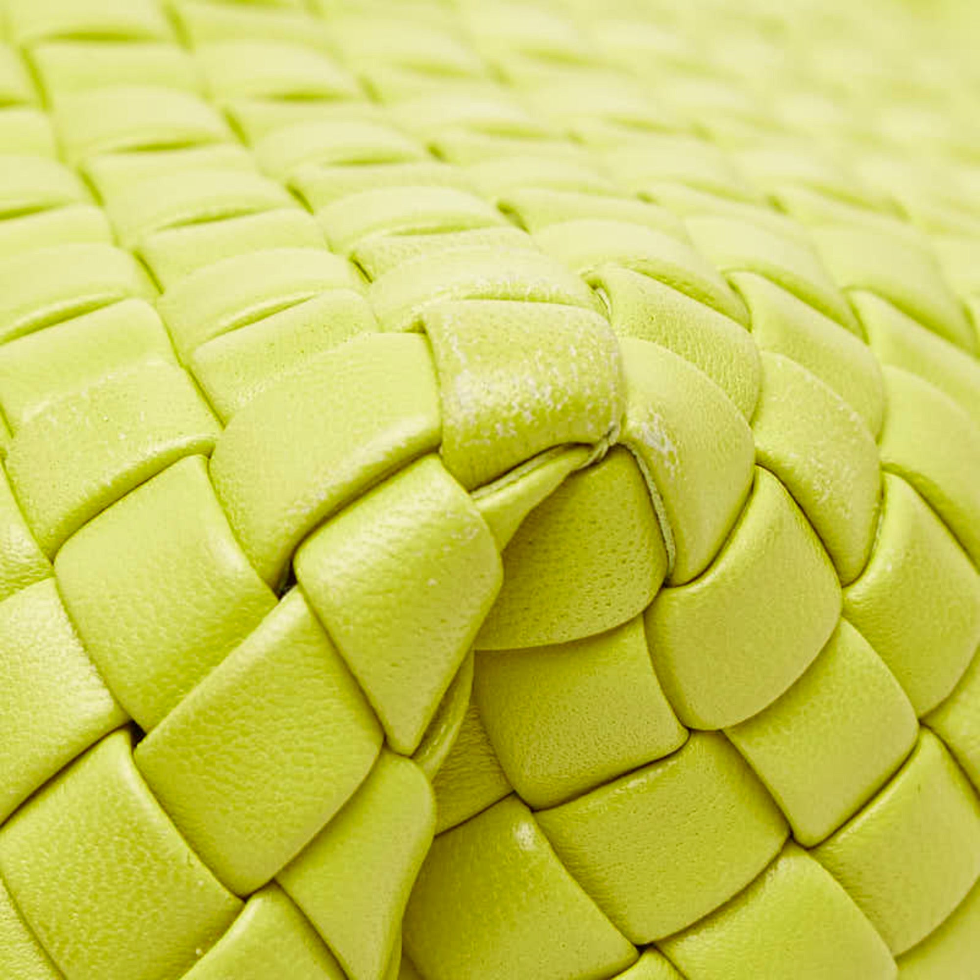 Bottega Veneta Yellow Leather Shoulder Bag (Pre-Owned)