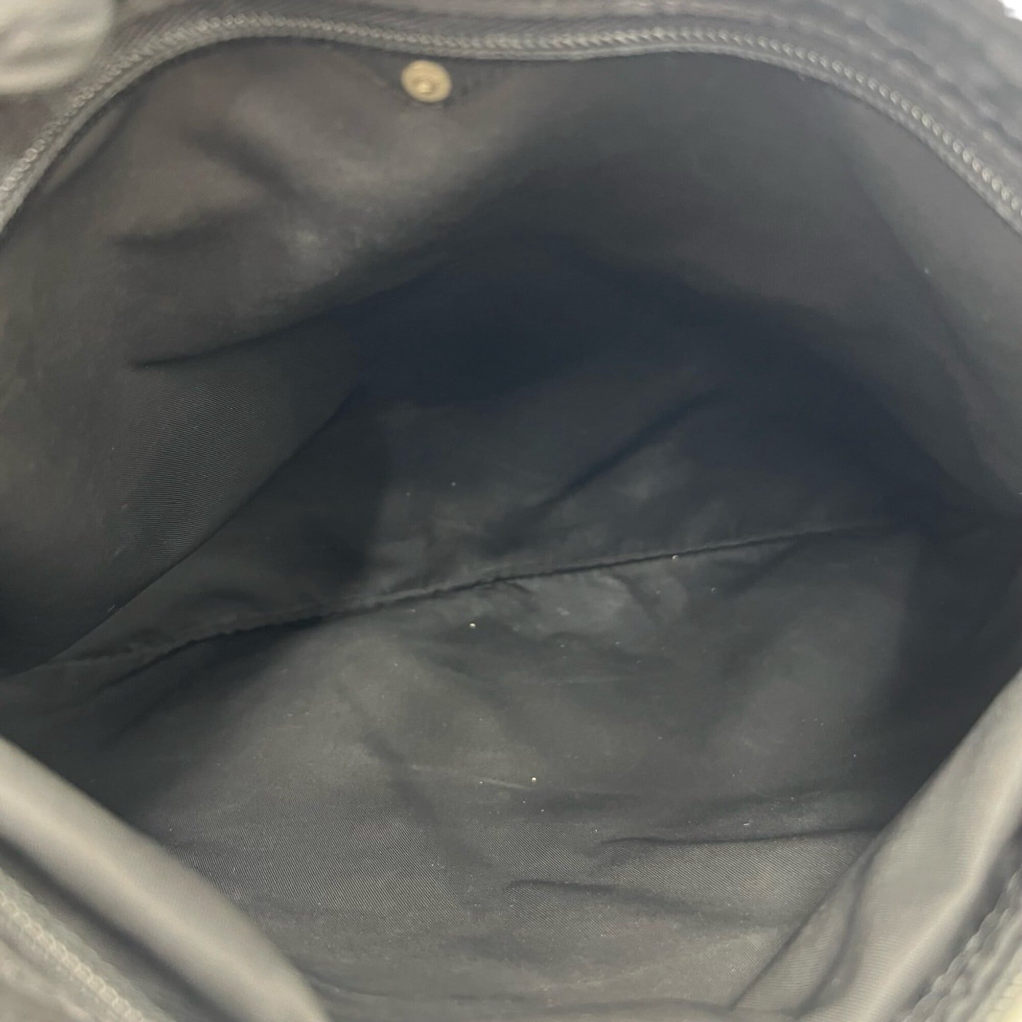 Prada Black Nylon Pochette Shoulder Bag (Pre-Owned)