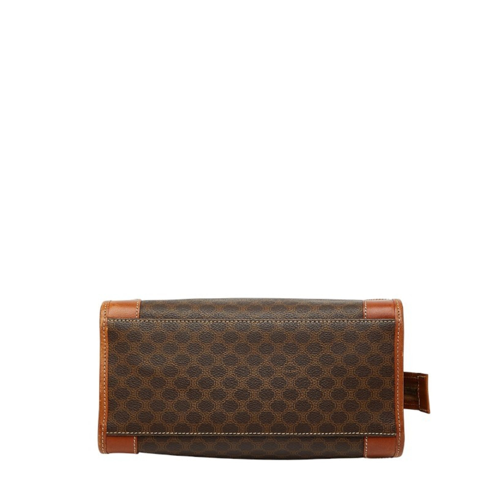 Celine Brown Pvc Leather Handbag (Pre-Owned)