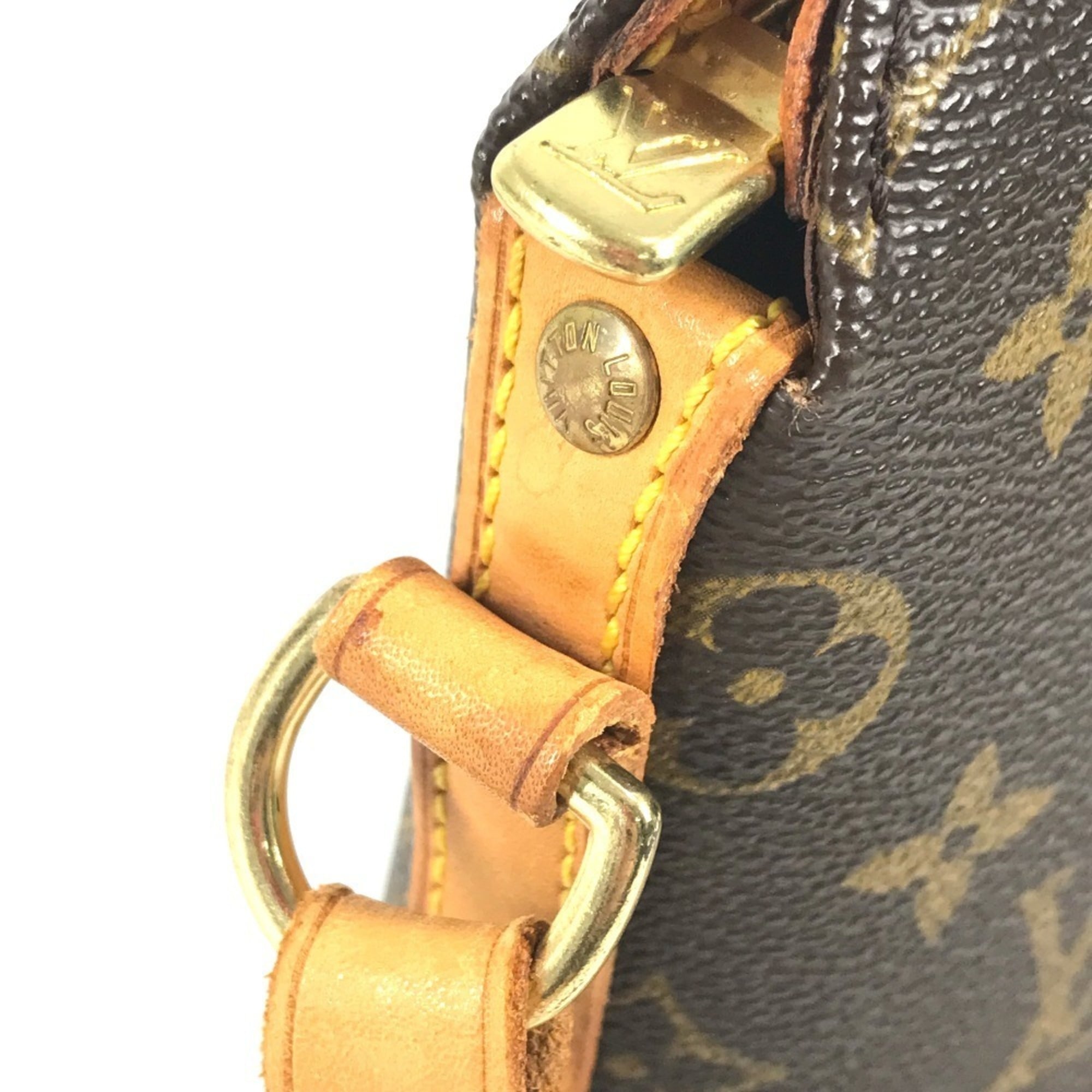 Louis Vuitton Brown Monogram Handbag Pochette Shoulder Bag (Pre-Owned)