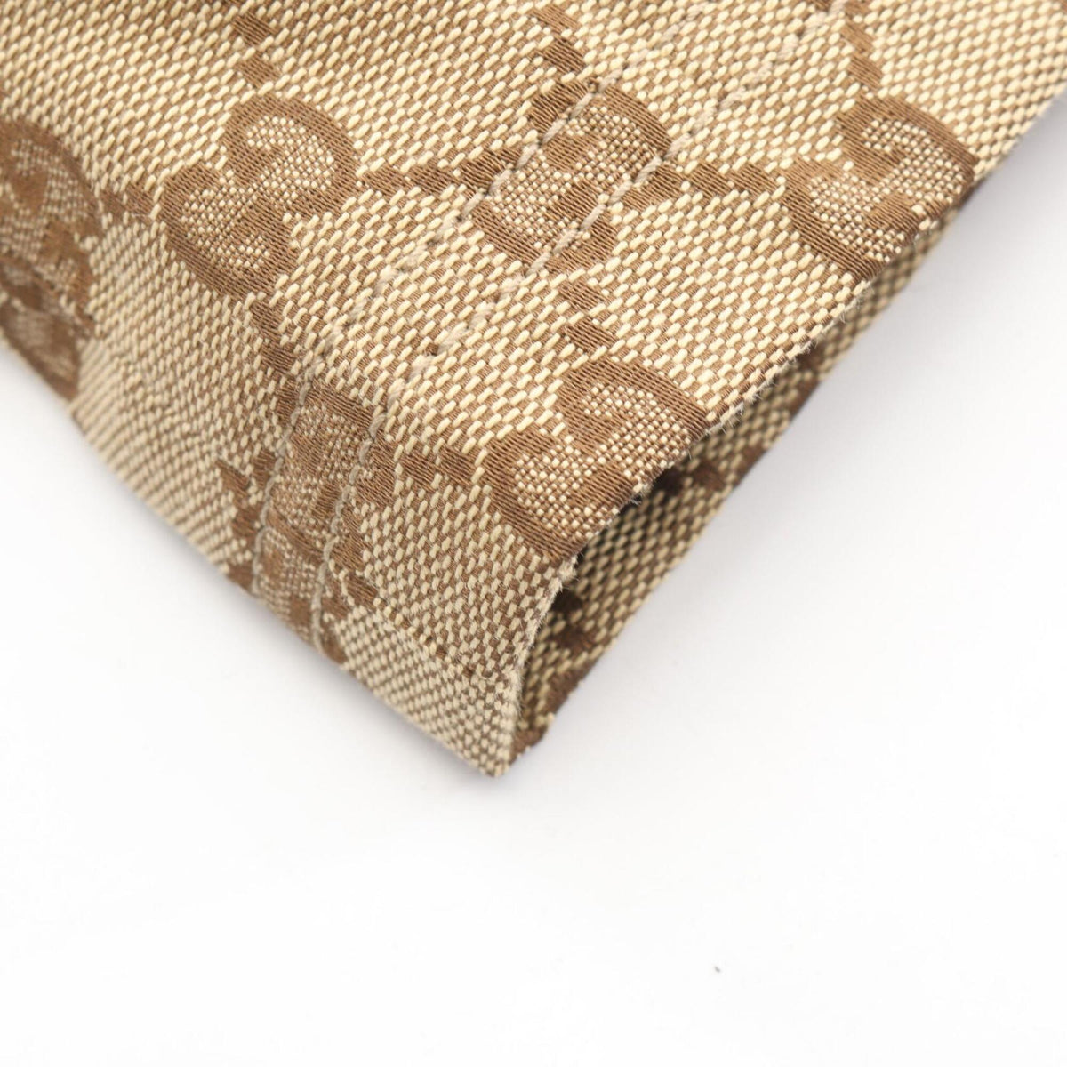 Gucci Beige Brown Gg Canvas Handbag Tote Bag (Pre-Owned)