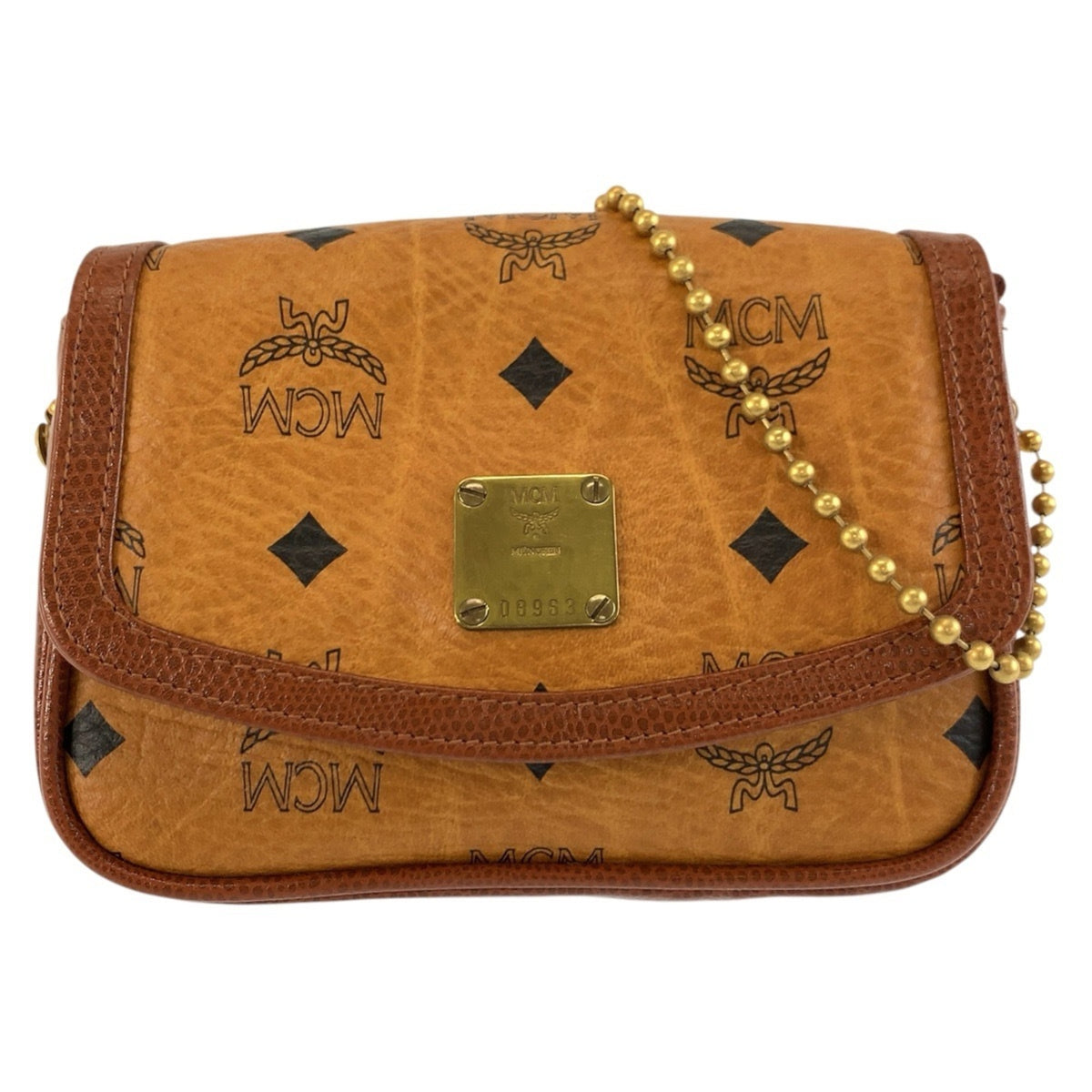 Mcm Brown Pvc Pochette Shoulder Bag (Pre-Owned)
