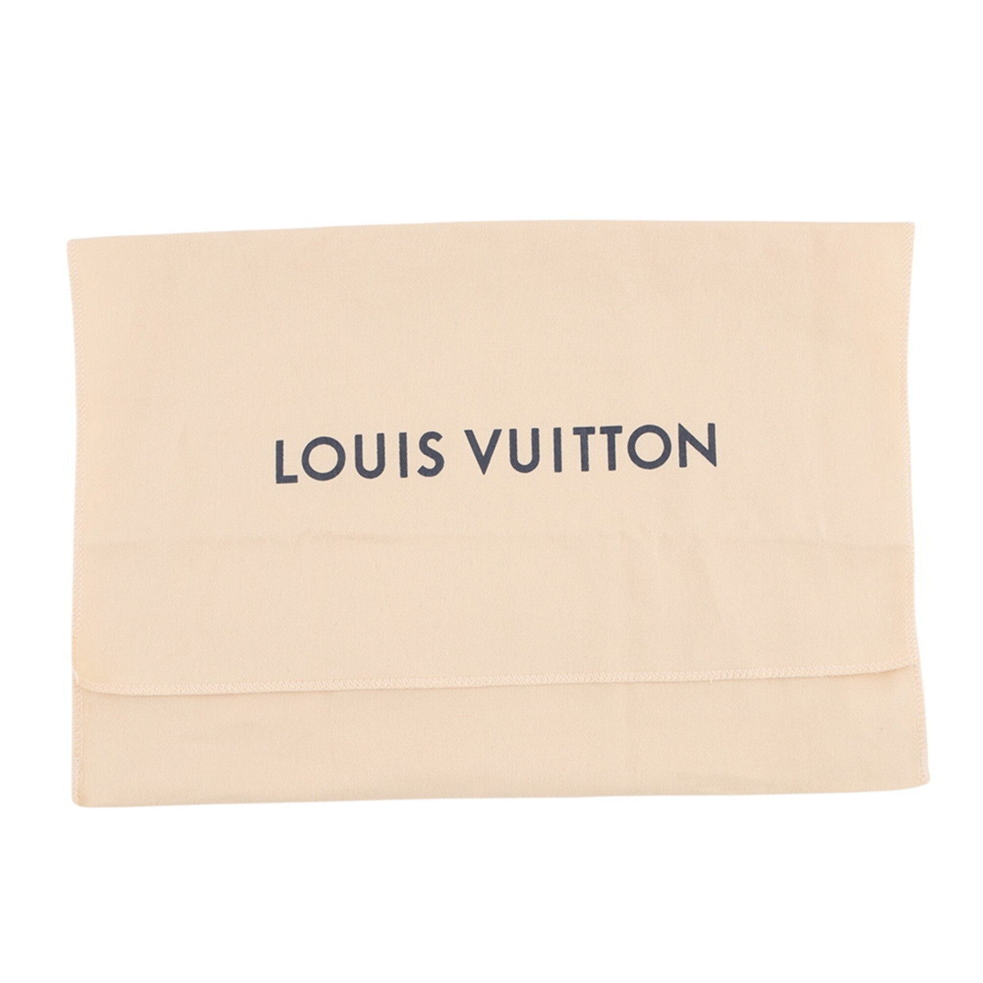 Louis Vuitton Black Noir Monogram Leather Long Wallet (Bi-Fold) (Pre-Owned)