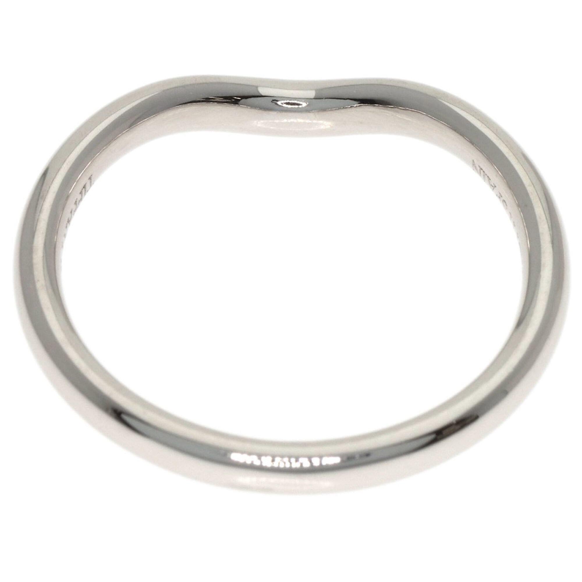 Tiffany Platinum Platinum 950 Band Ring (Pre-Owned)