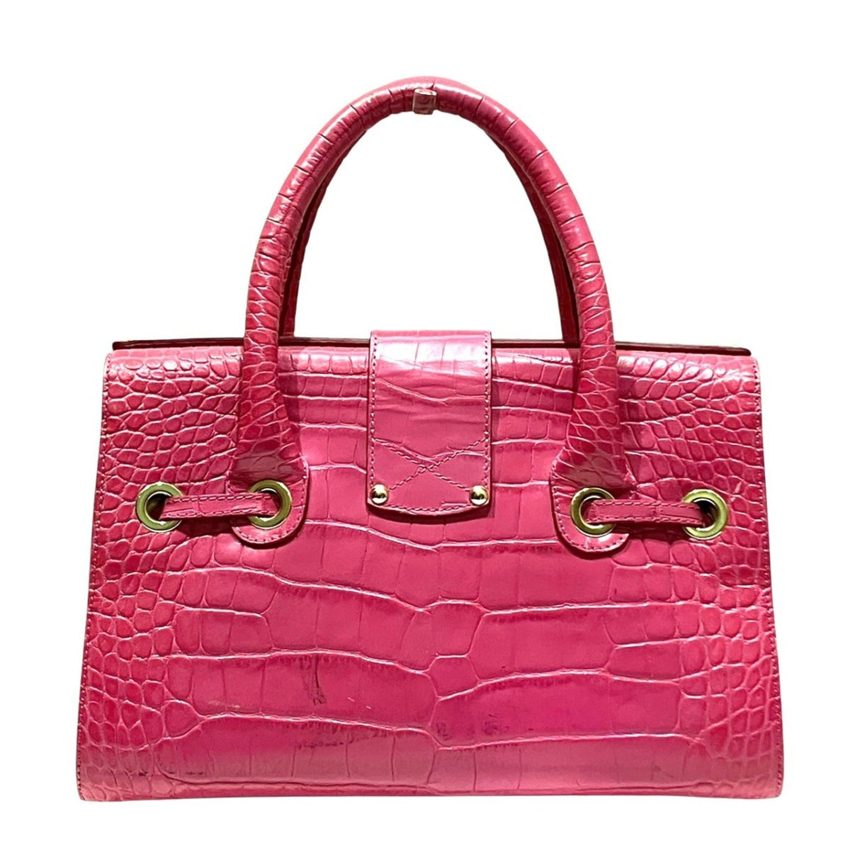 Jimmy Choo Pink Leather Handbag (Pre-Owned)