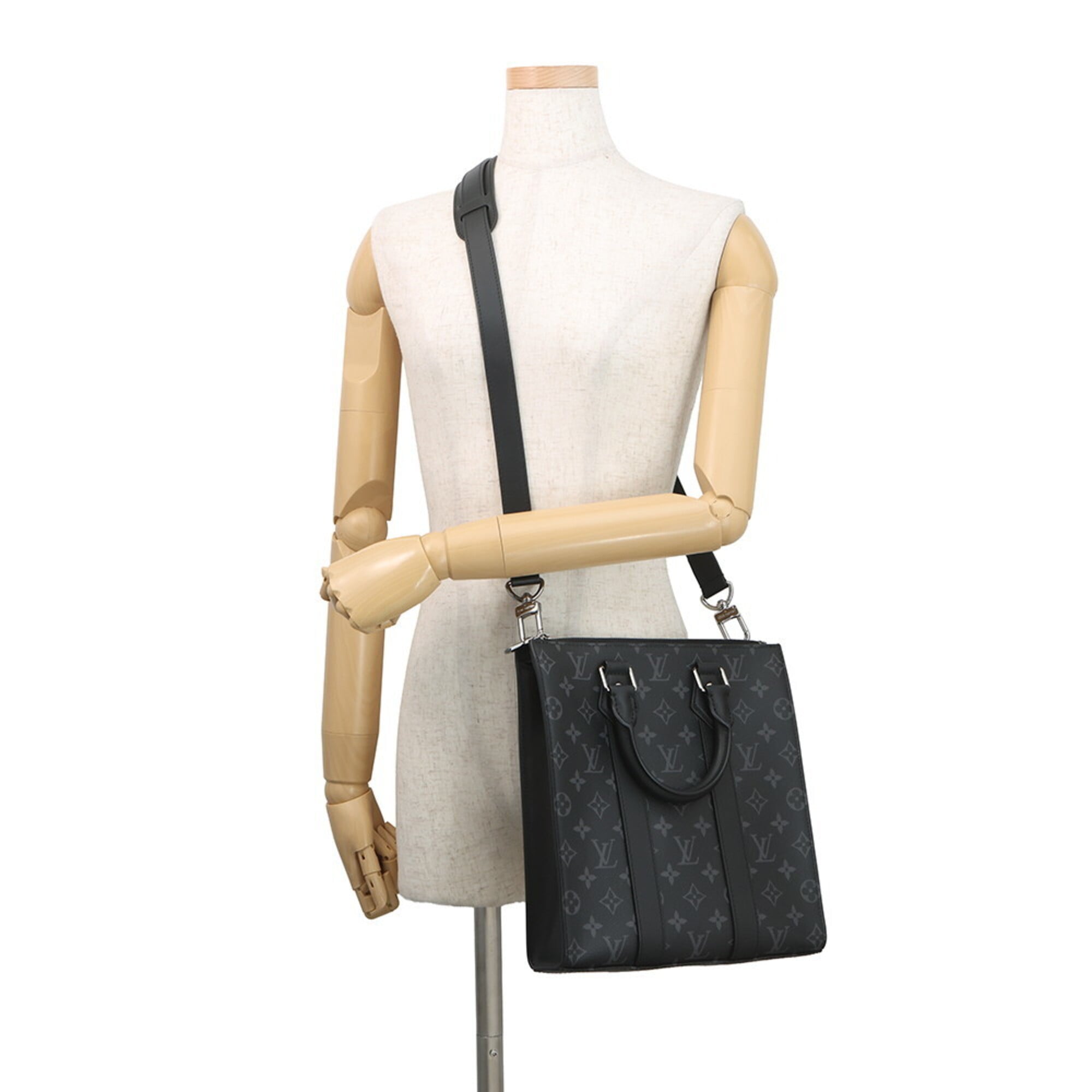 Louis Vuitton Monogram Eclipse Black Noir Monogram Eclipse Handbag Shoulder Bag (Pre-Owned)
