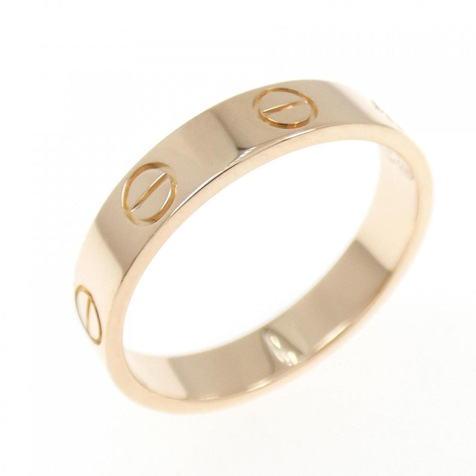 Cartier Love Pink Gold (18K) Band Ring (Pre-Owned)