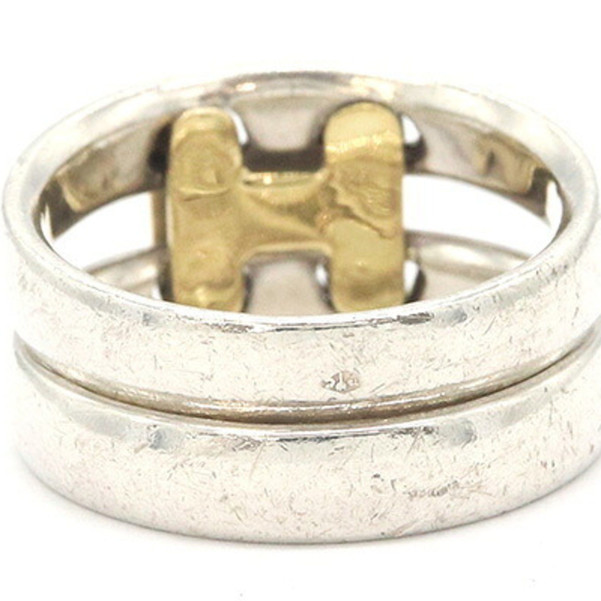 Hermes Black Yellow Sterling Silver 925 Yellow Gold (Pre-Owned)