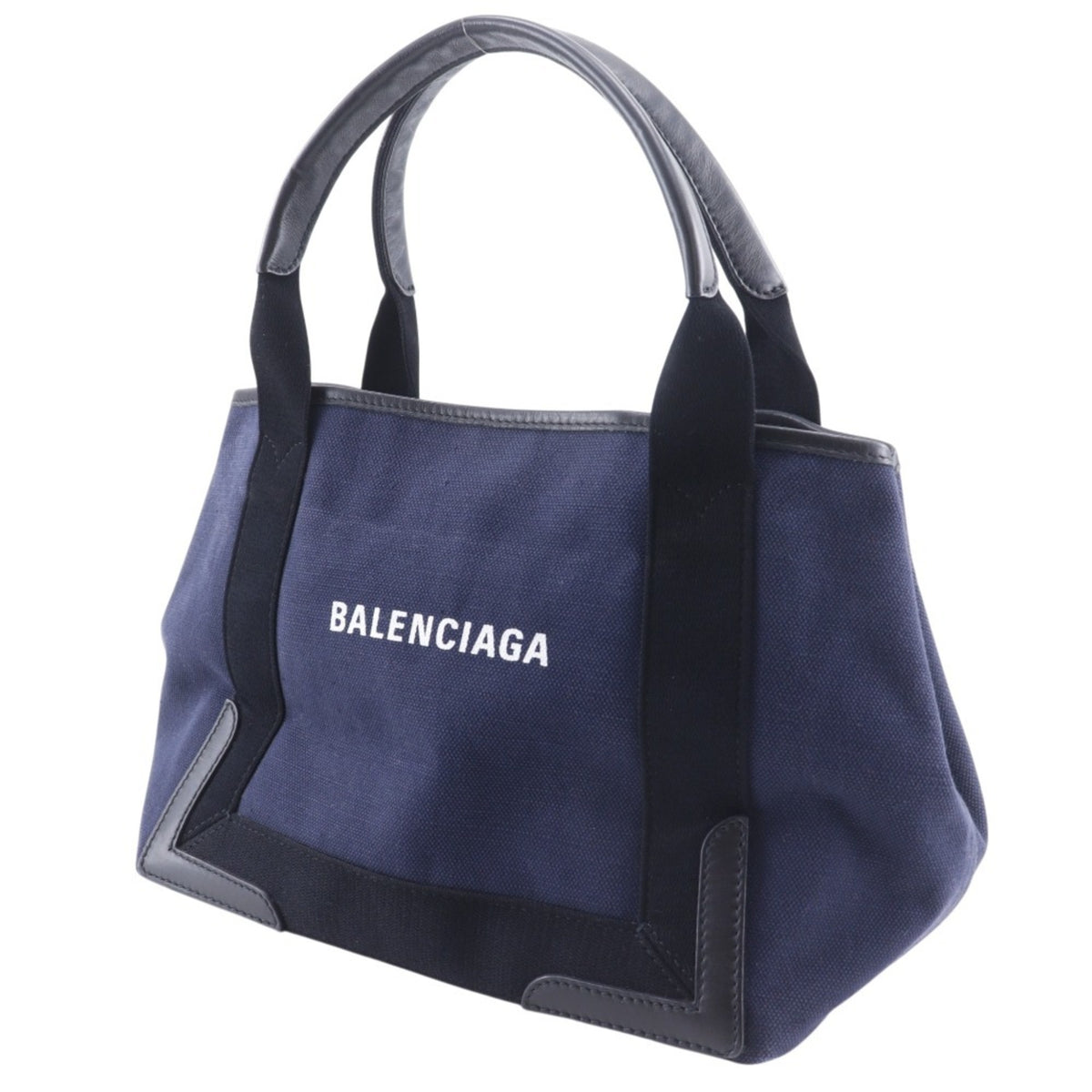 Balenciaga Navy Canvas Tote Bag (Pre-Owned)