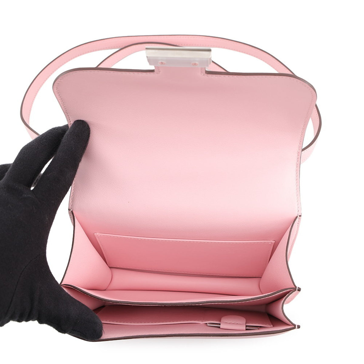 Hermes Constance Rose Sakura Swift Leather Handbag Shoulder Bag (Pre-Owned)