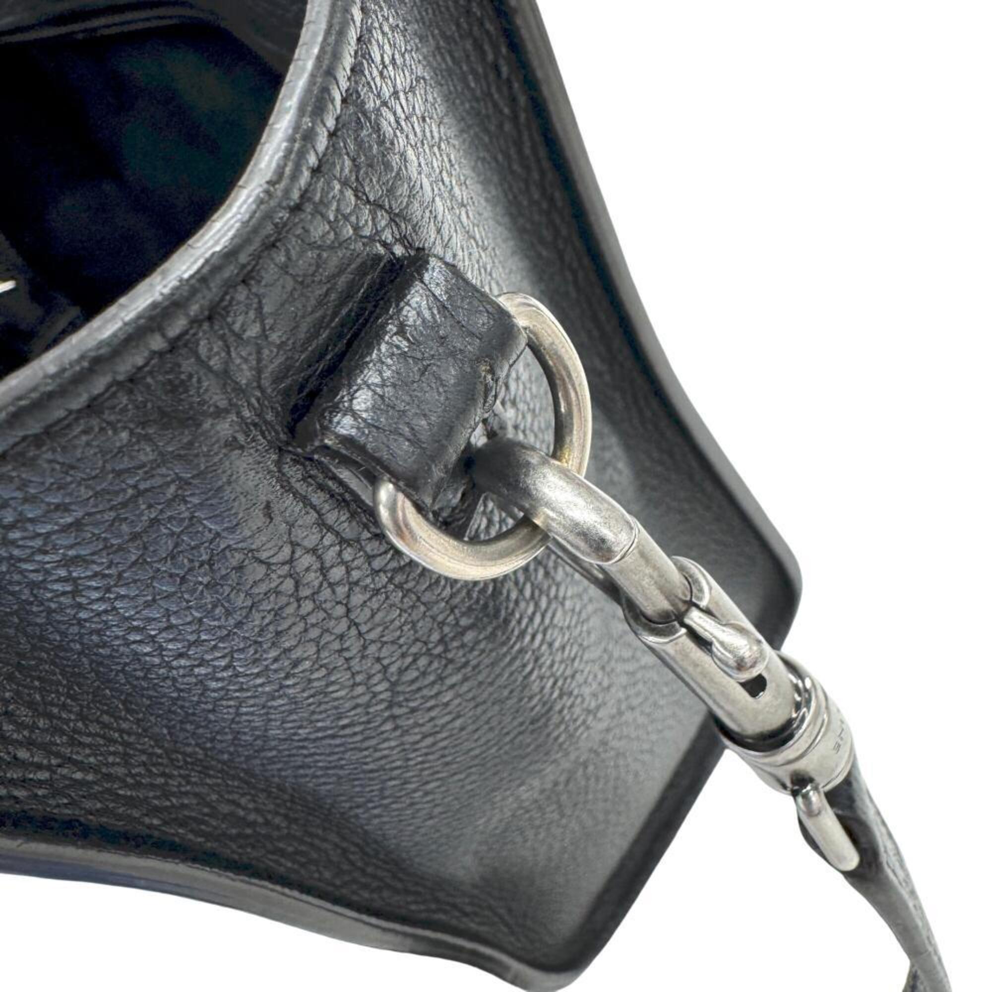 Celine Black Leather Handbag Shoulder Bag (Pre-Owned)