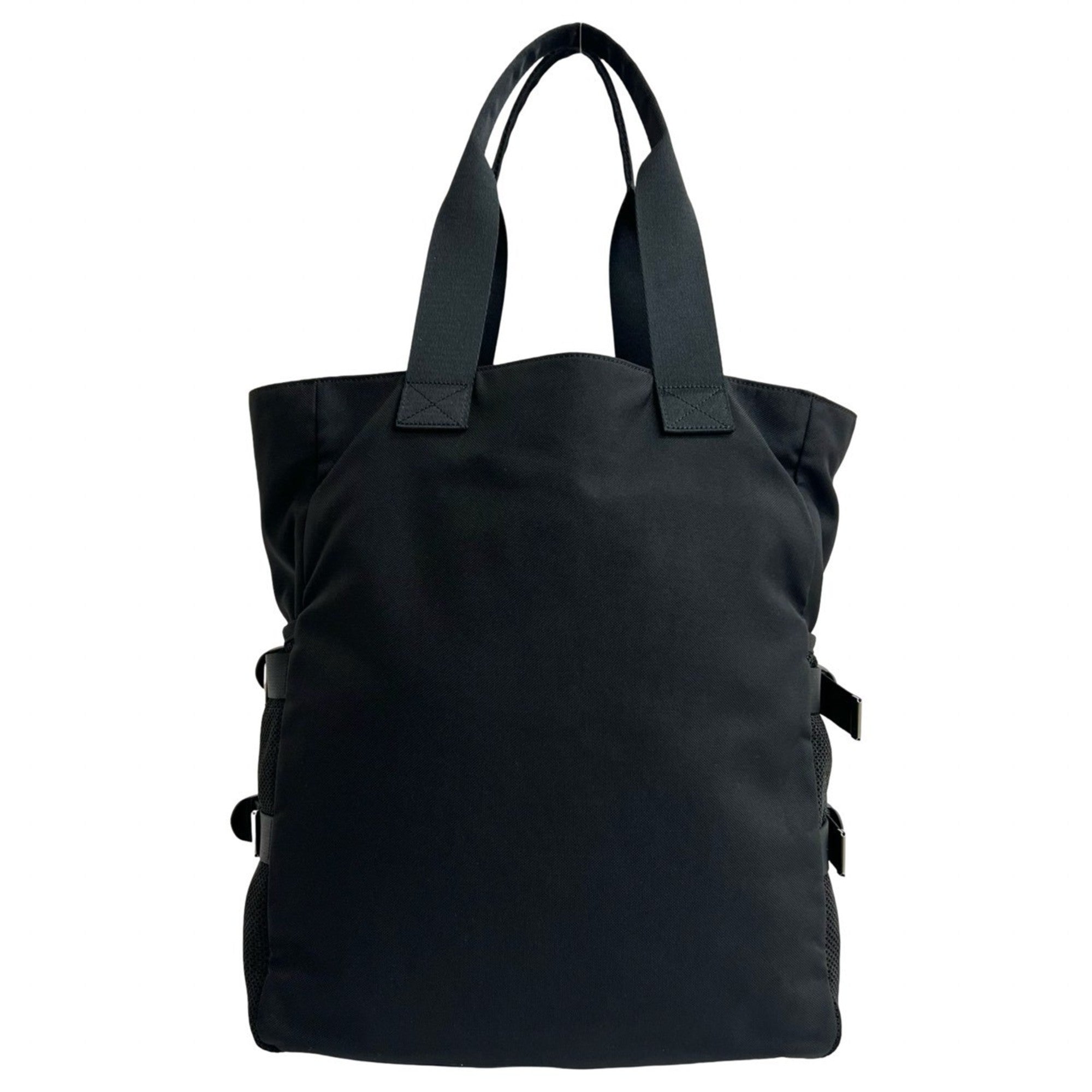 Celine Black Nylon Handbag Shoulder Bag Tote Bag (Pre-Owned)