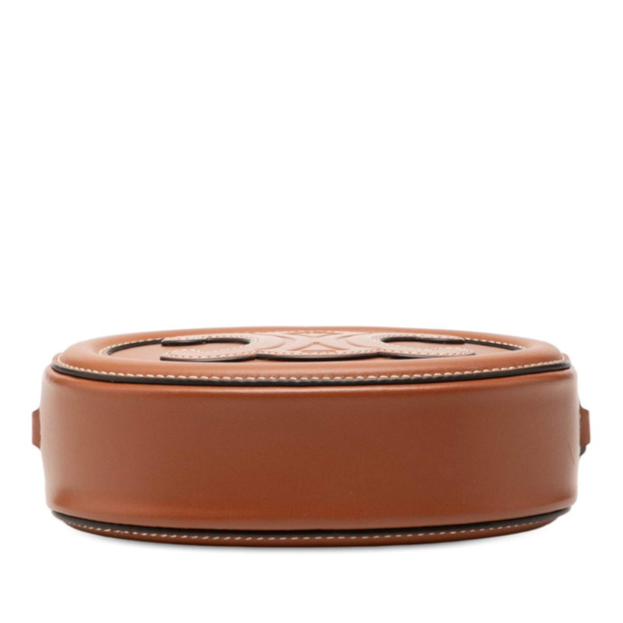 Celine Brown Leather Shoulder Bag (Pre-Owned)