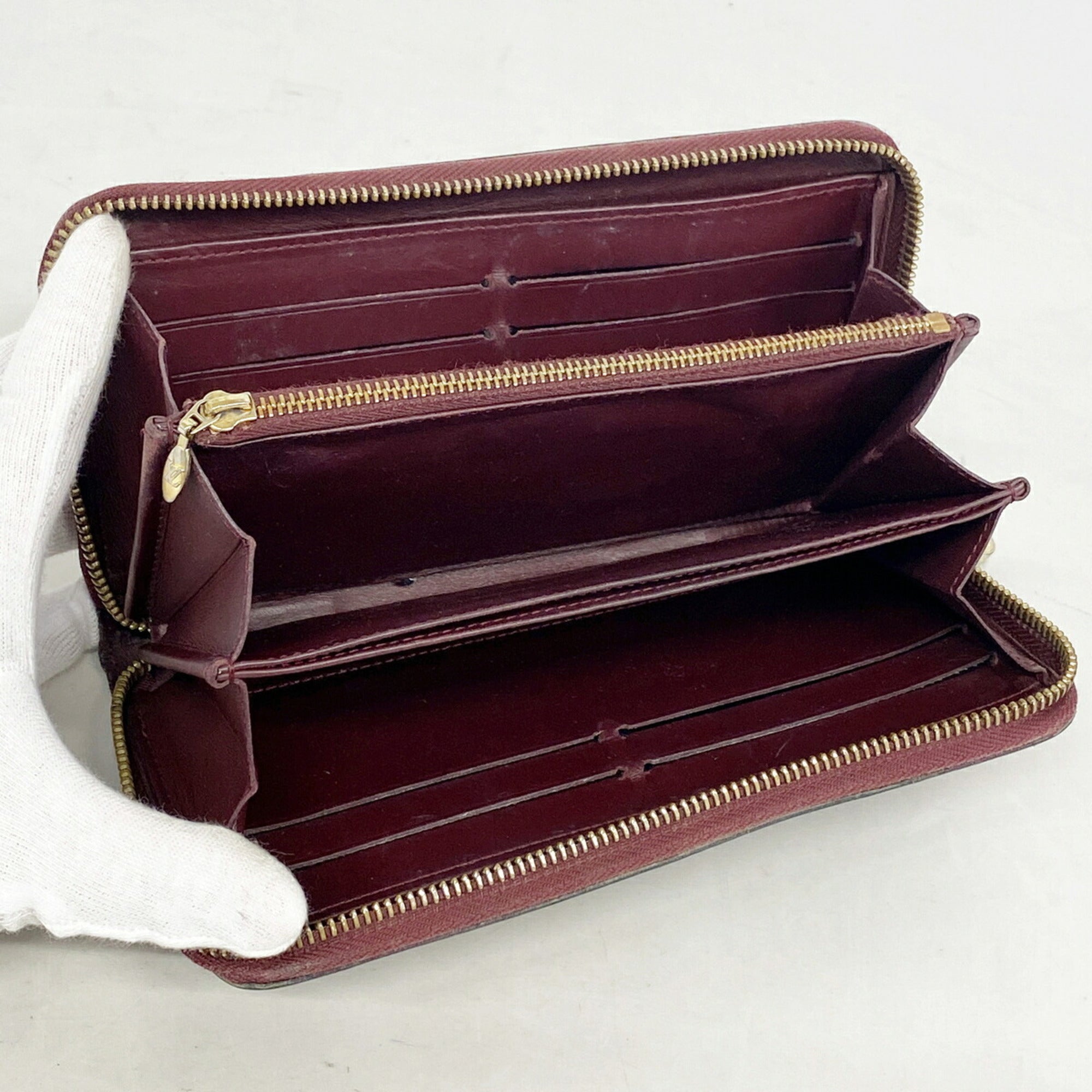 Louis Vuitton Rouge Fauviste Long Wallet (Bi-Fold) (Pre-Owned)