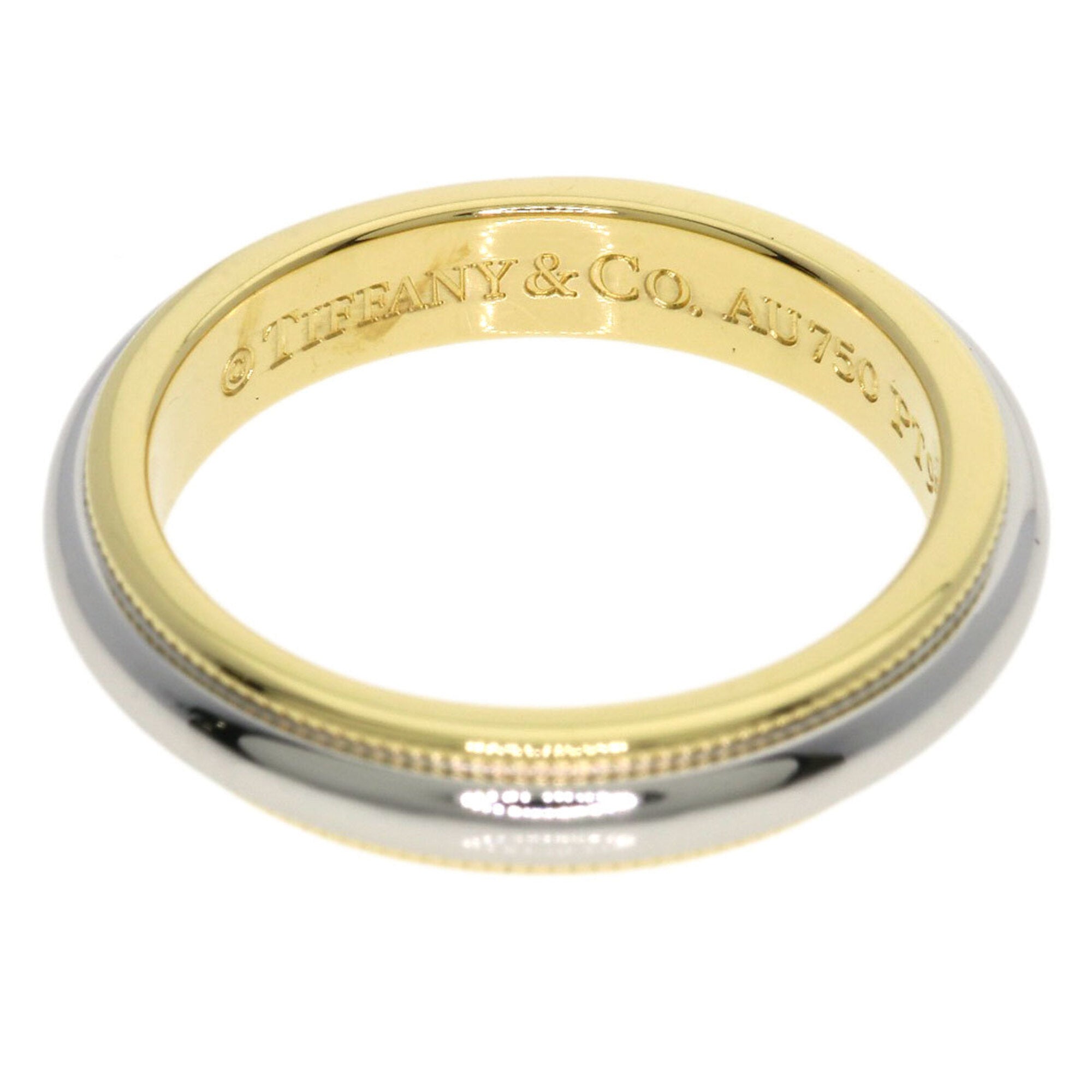 Tiffany Yellow Gold (18K) Platinum 950 Band Ring (Pre-Owned)