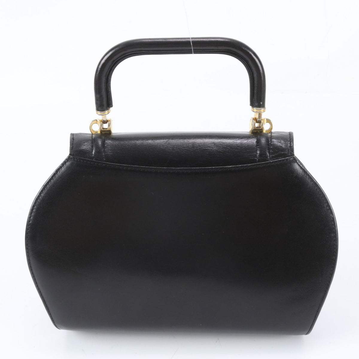 Bally Black Leather Handbag (Pre-Owned)