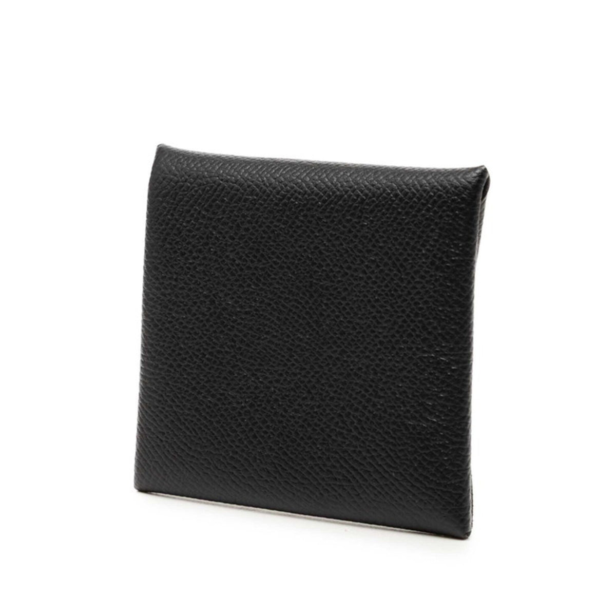 Hermes Black Epsom Leather Coin Purse/Coin Case (Pre-Owned)
