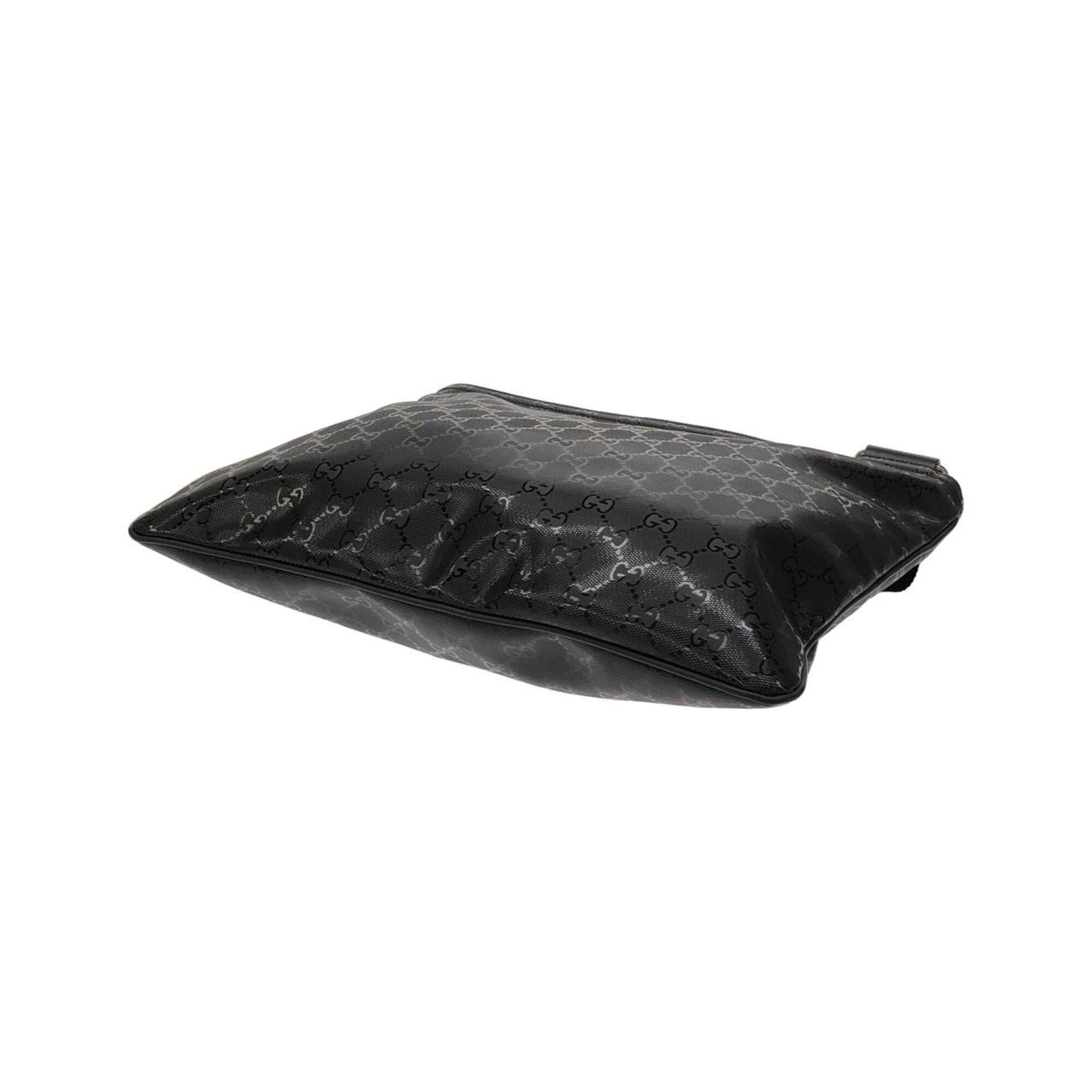 Gucci Black Gg Imprimé Shoulder Bag (Pre-Owned)