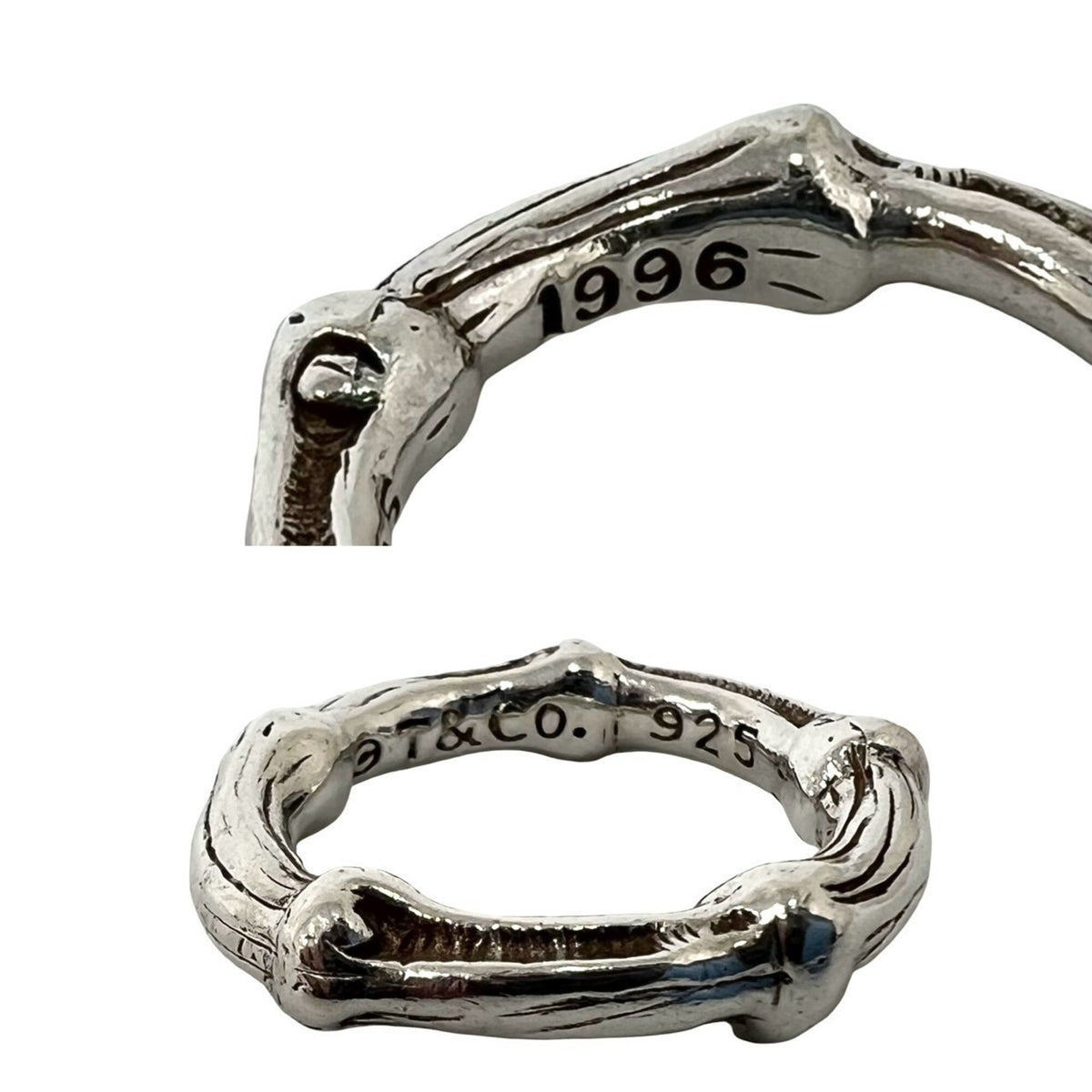 Tiffany Silver Silver 925 Band Ring (Pre-Owned)