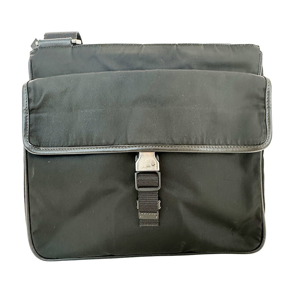 Prada Black Nylon Shoulder Bag (Pre-Owned)