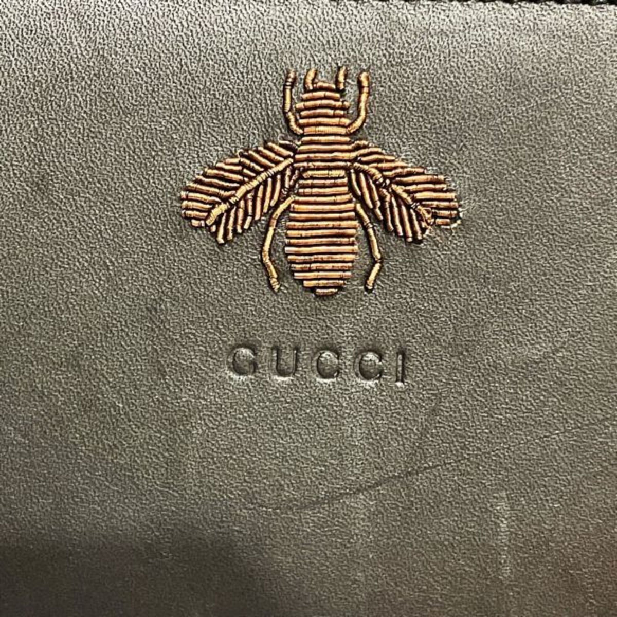 Gucci Black Leather Long Wallet (Bi-Fold) (Pre-Owned)