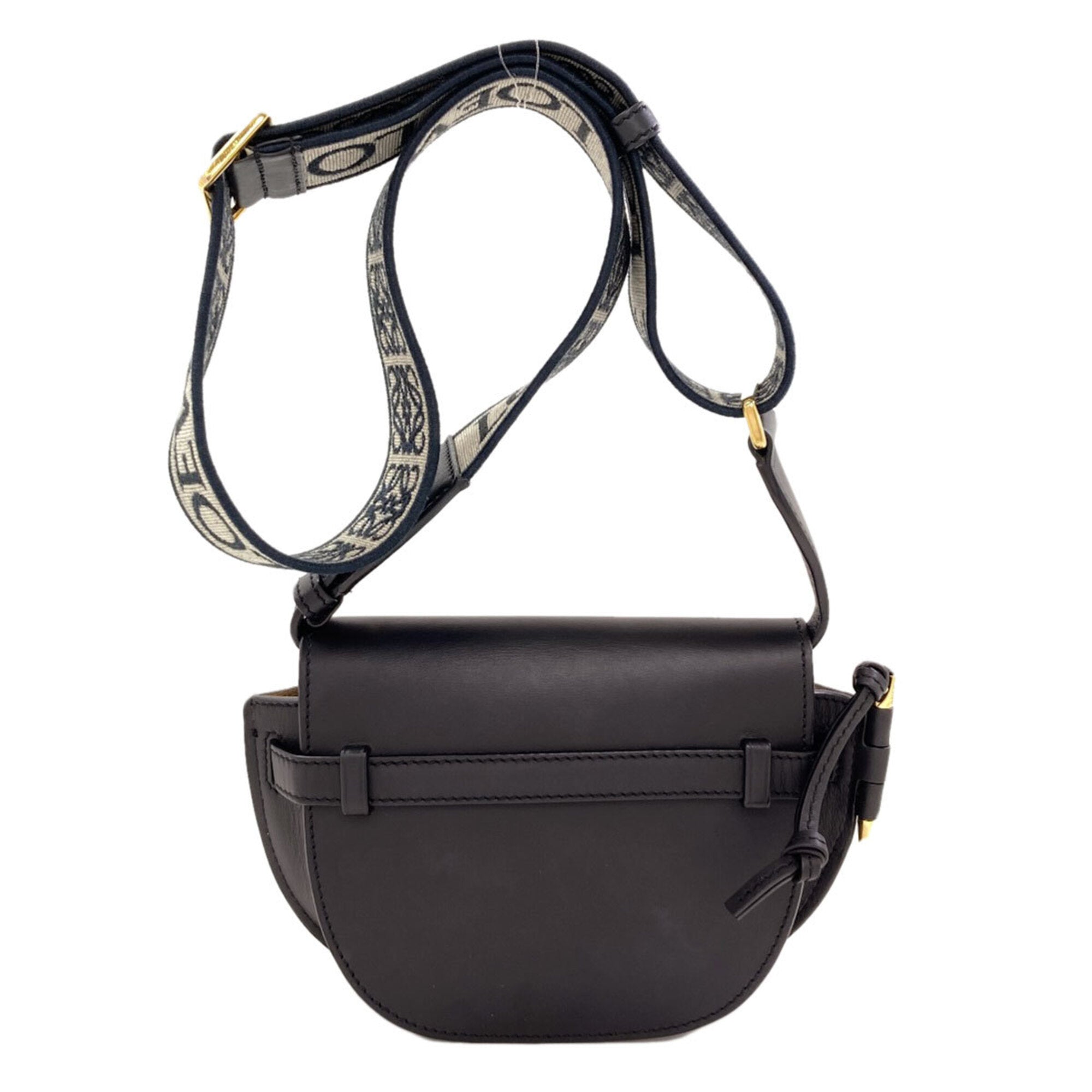 Loewe Black Leather Shoulder Bag (Pre-Owned)