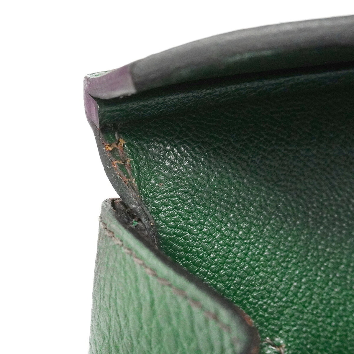 Hermes Green Ardennes Leather Handbag (Pre-Owned)