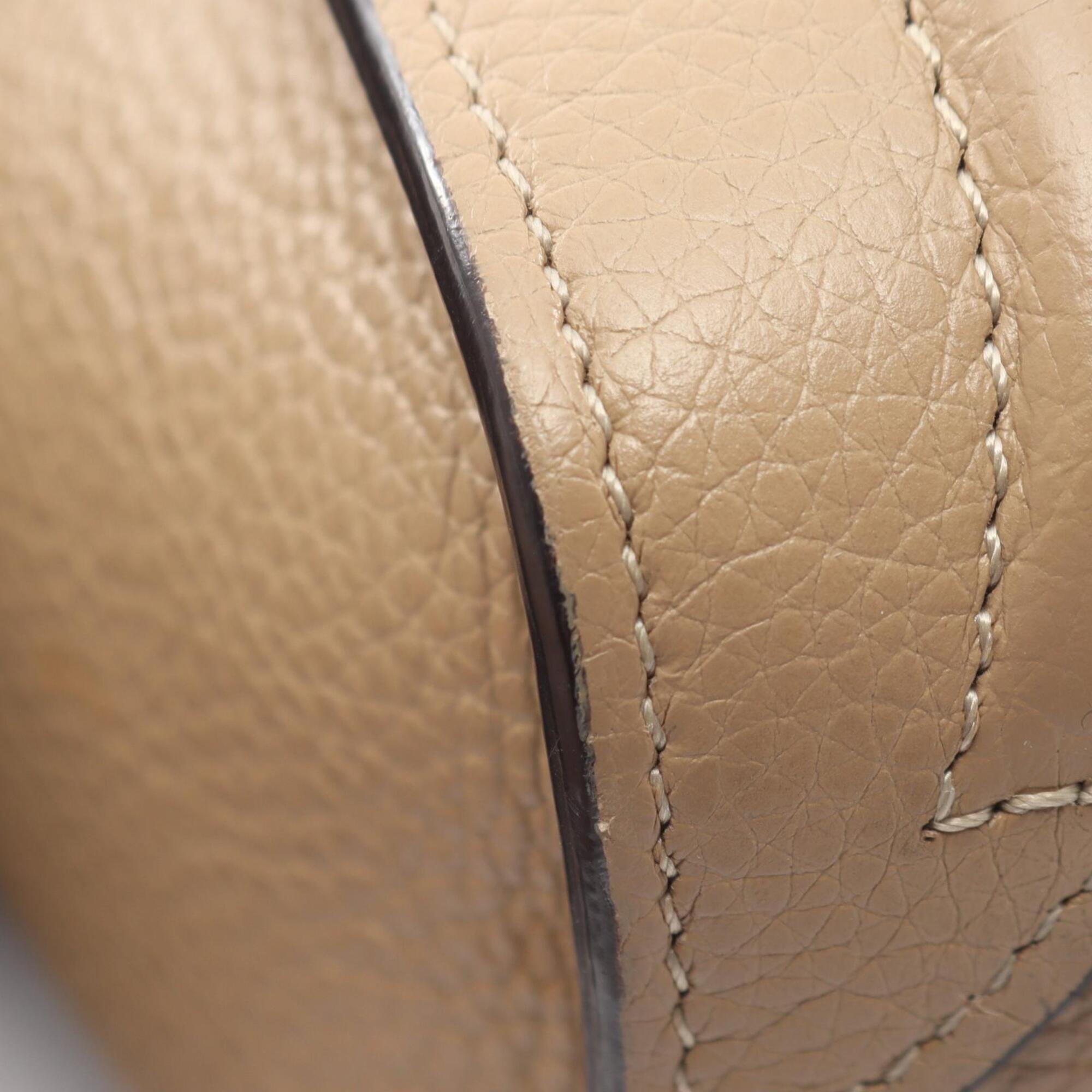 Celine Beige Leather Handbag (Pre-Owned)
