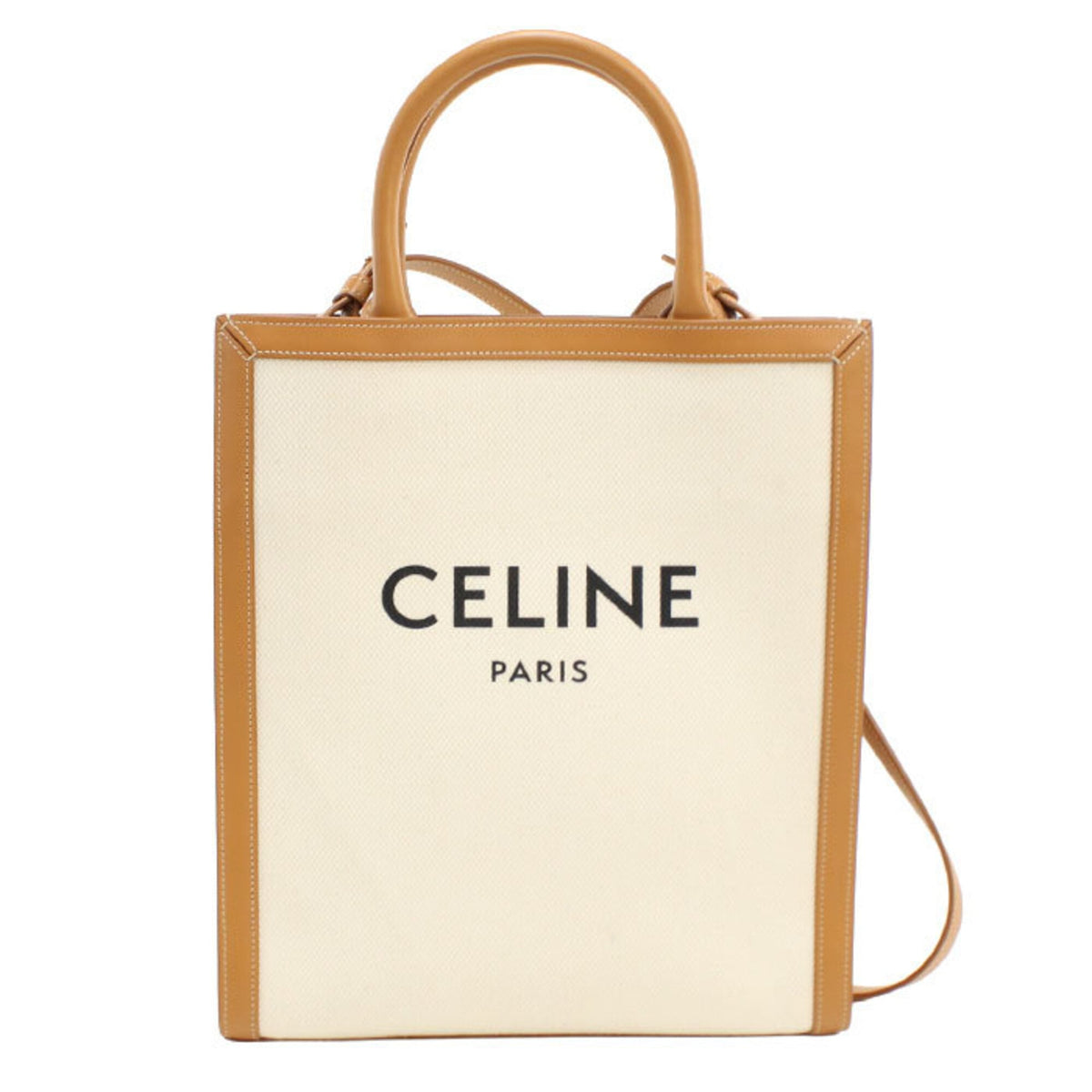 Celine White Canvas Tote Bag (Pre-Owned)
