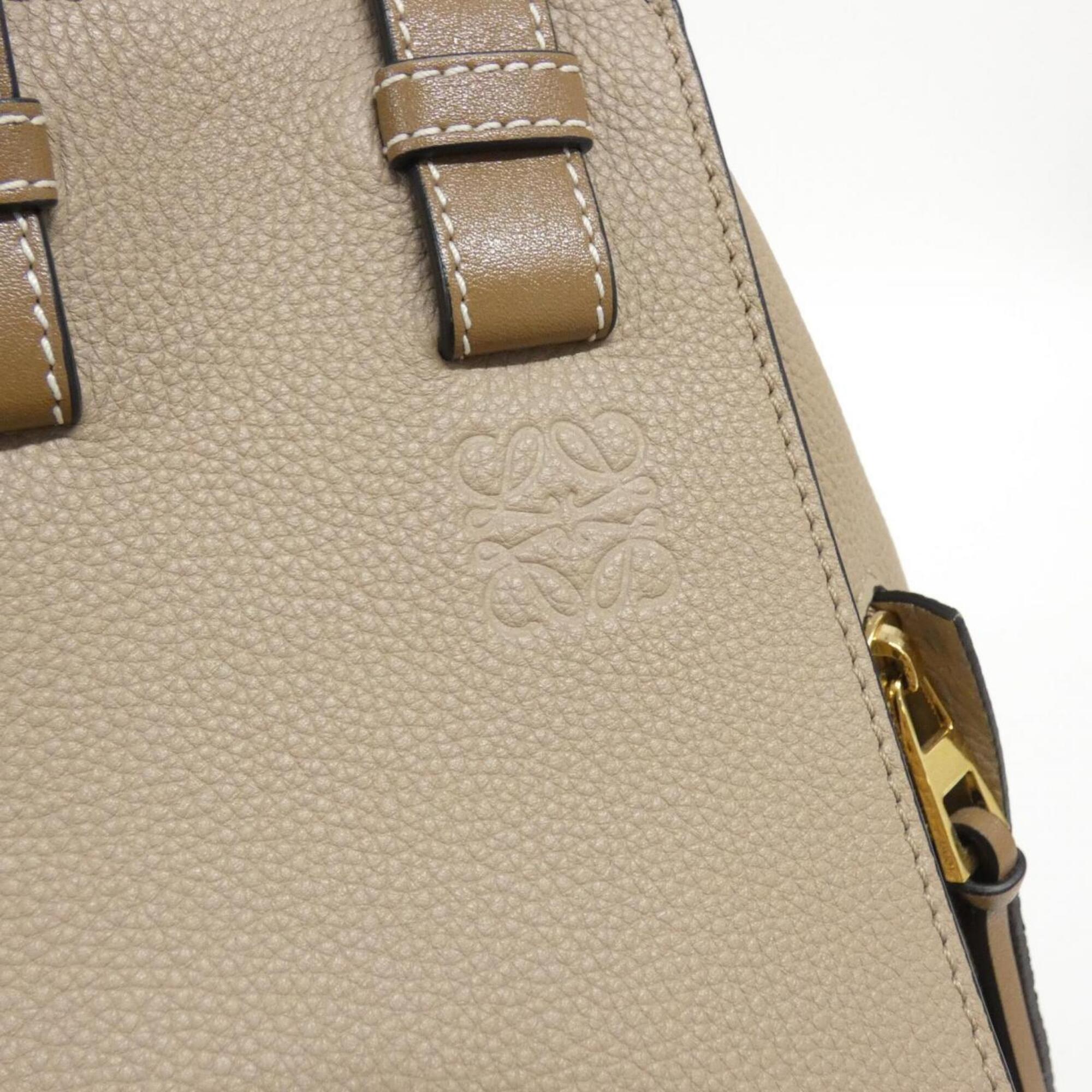 Loewe Beige Sand Leather Shoulder Bag (Pre-Owned)