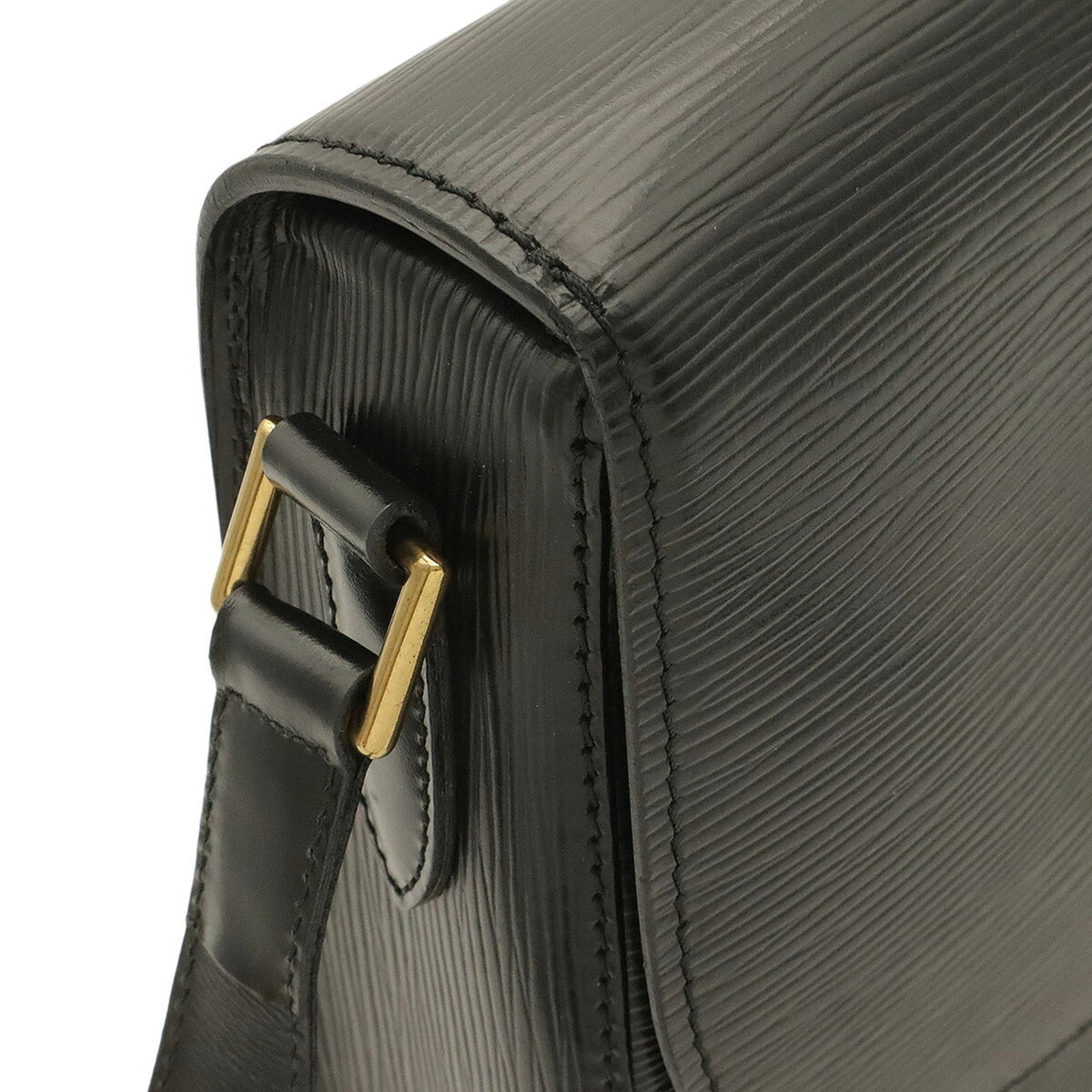 Louis Vuitton Noir Epi Leather Pochette Shoulder Bag (Pre-Owned)