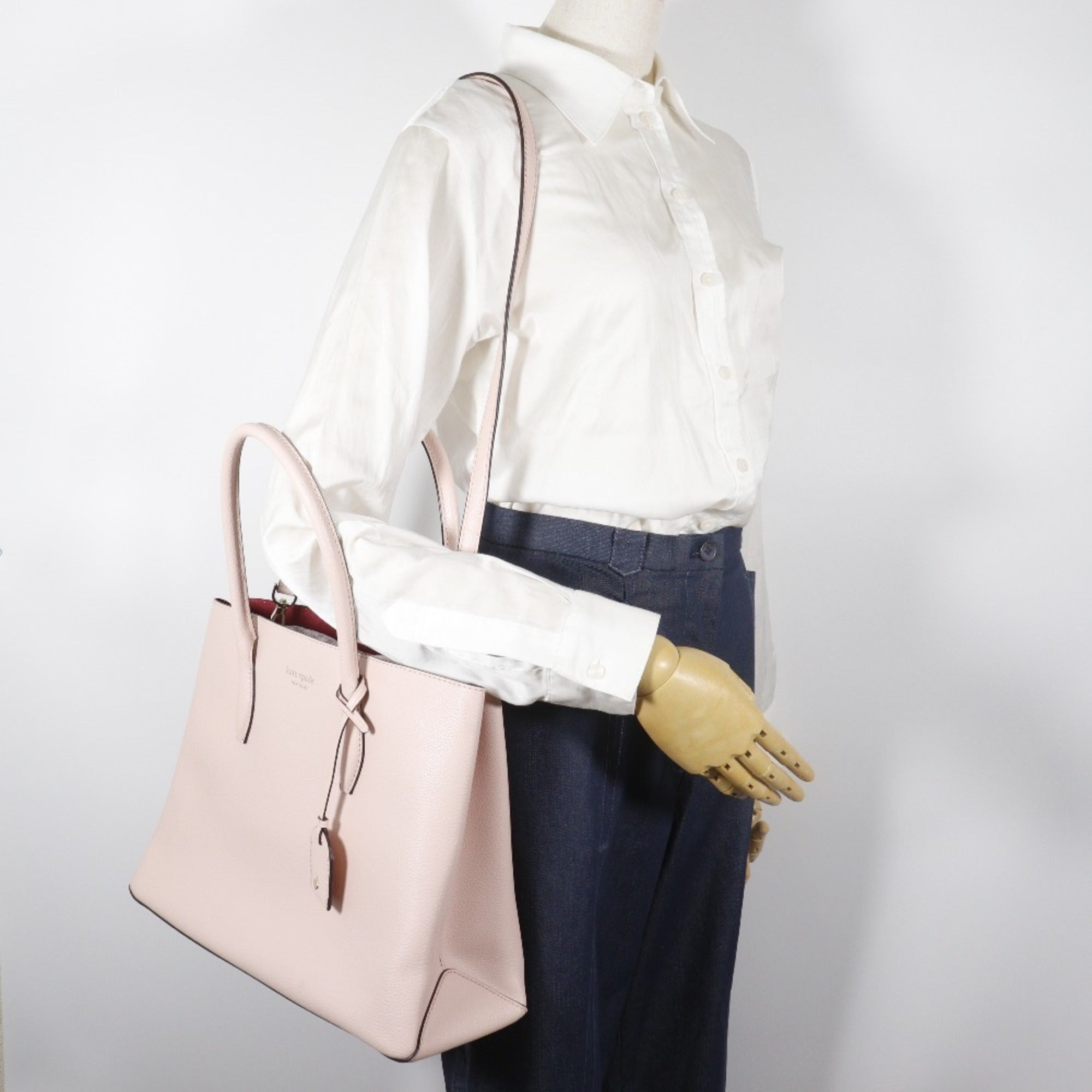 Kate Spade Pink Leather Tote Bag (Pre-Owned)