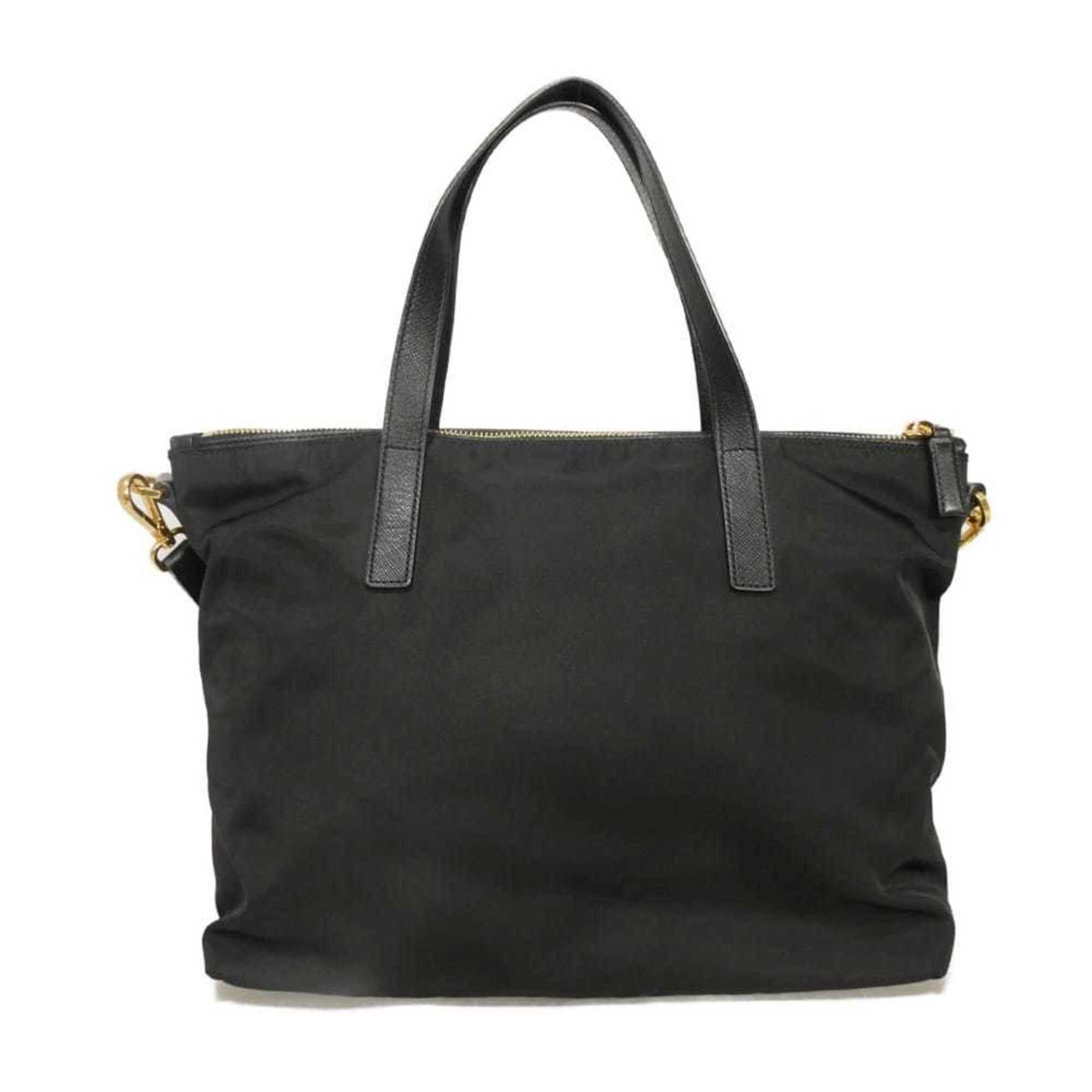 Prada Black Nylon Tote Bag (Pre-Owned)