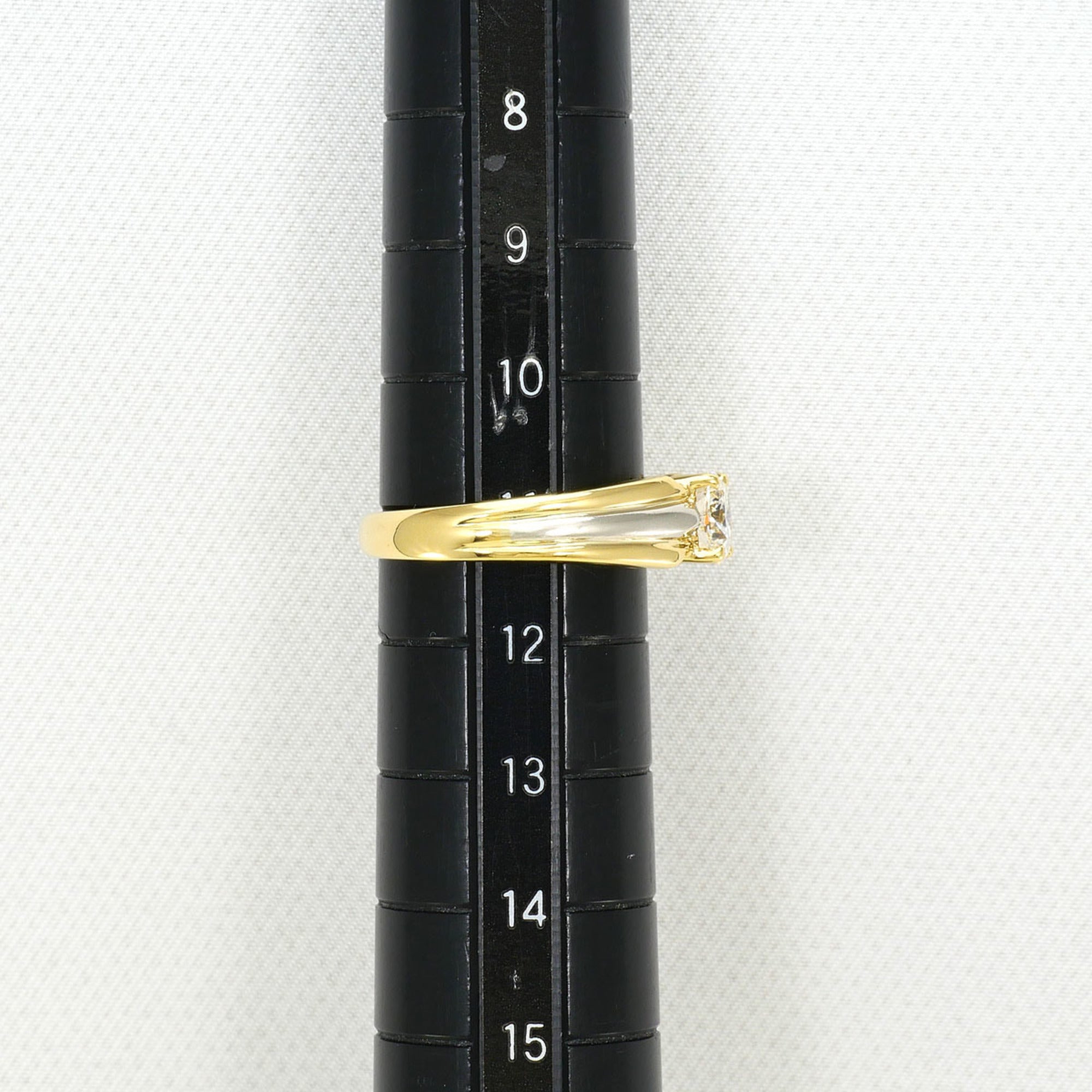 Unbranded Platinum Yellow Gold Yellow Gold (18K) Platinum 900 Band Ring (Pre-Owned)