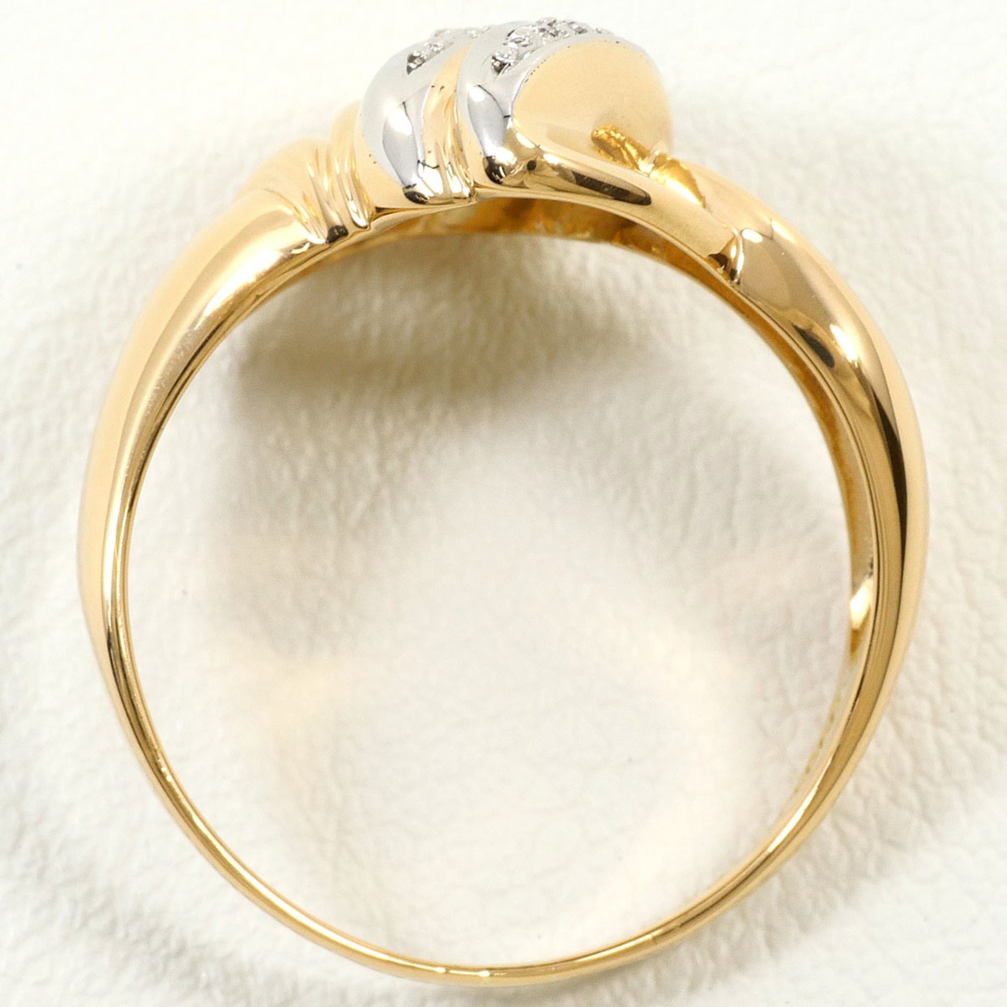 Unbranded Platinum Yellow Gold Yellow Gold (18K) Platinum 900 Band Ring (Pre-Owned)