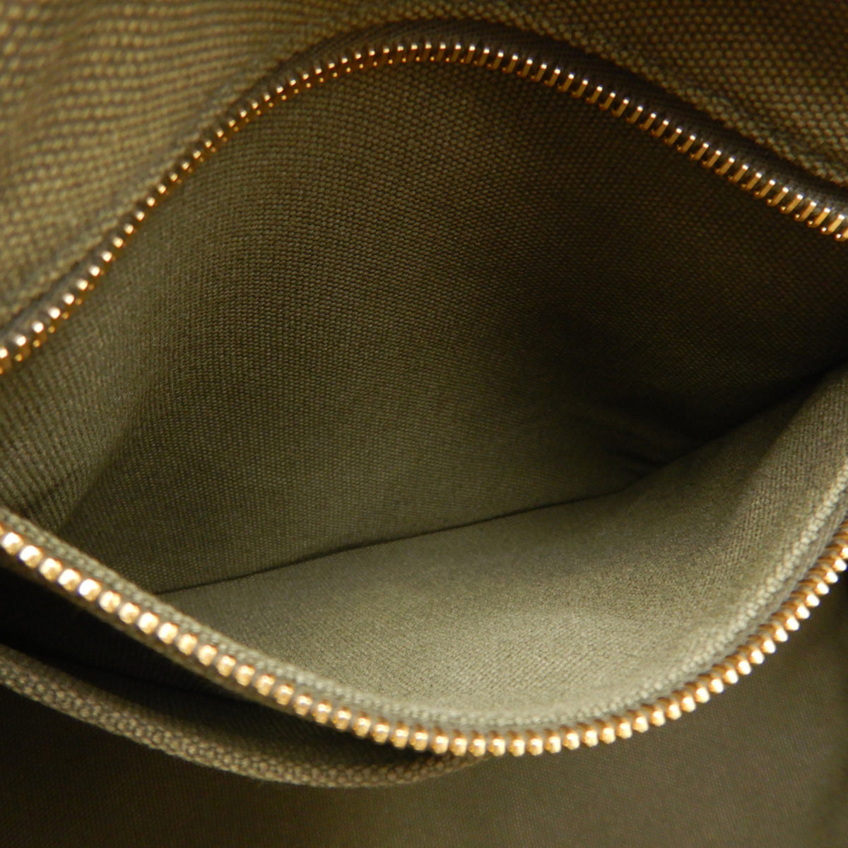 Prada Canapa Gold Canvas Tote Bag (Pre-Owned)