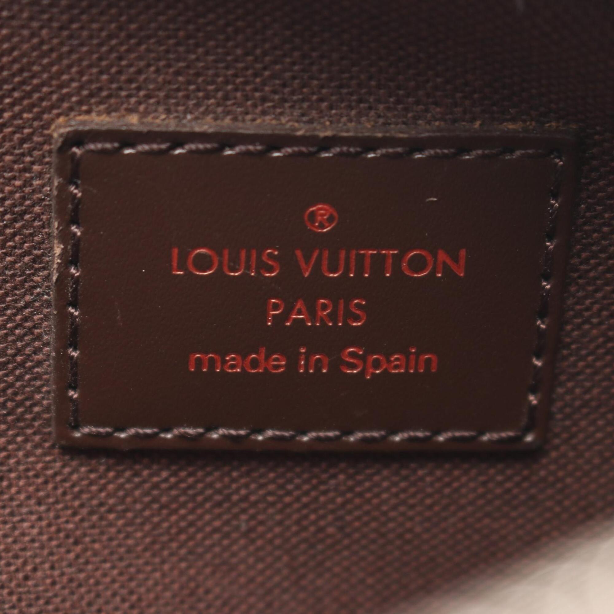 Louis Vuitton Brown Coated Canvas Pvc Damier Canvas Leather Fanny Pack Handbag (Pre-Owned)