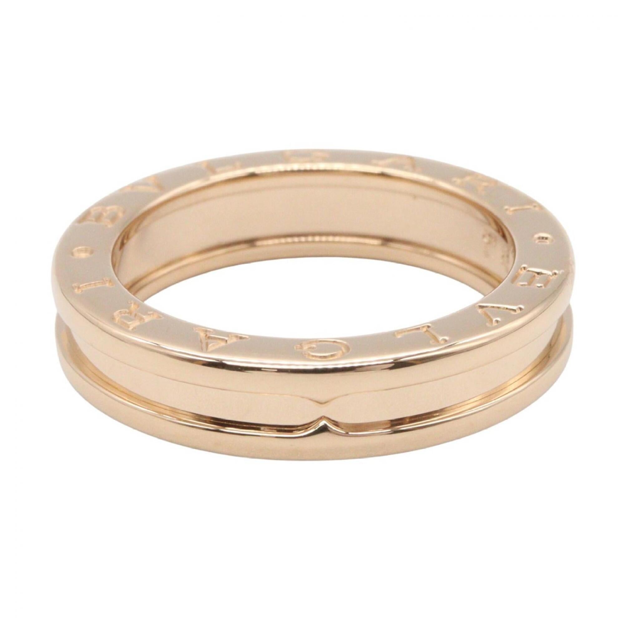 Bvlgari Gold Pink Gold (18K) Band Ring (Pre-Owned)