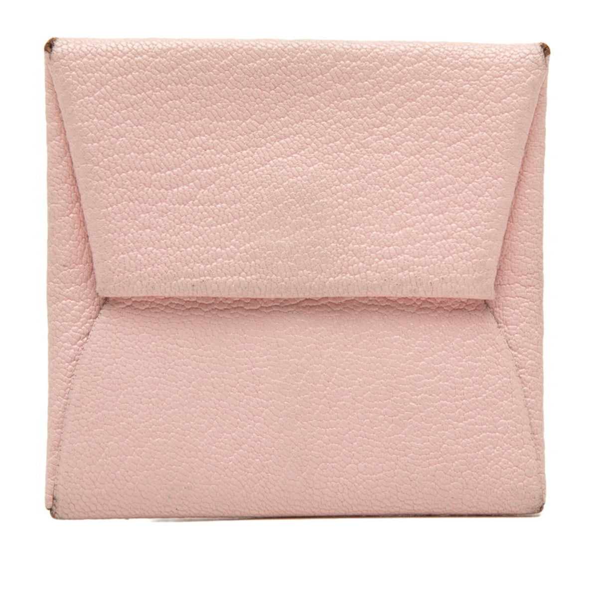 Hermes Rose Sakura Chevre Myzore Leather Coin Purse/Coin Case (Pre-Owned)