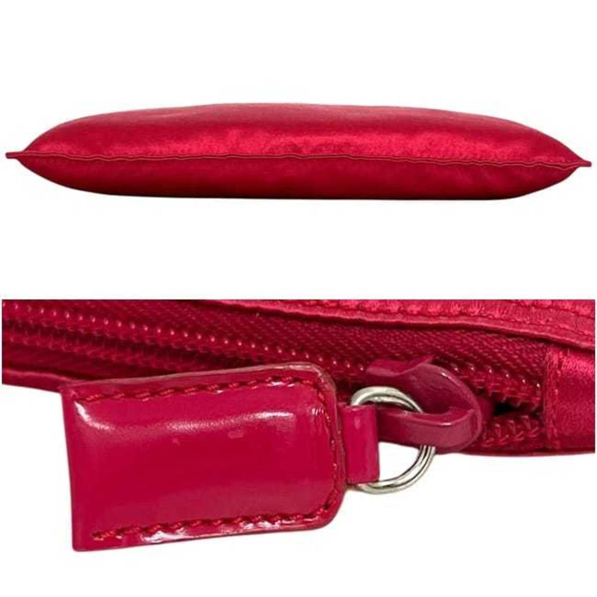 Prada Pink Satin Pouch (Pre-Owned)