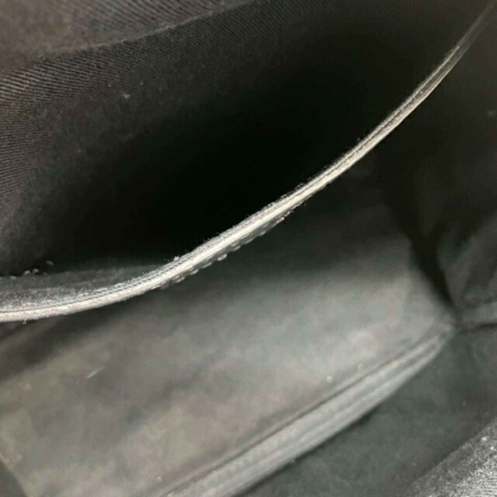 Mcm Black Silver Leather Backpack (Pre-Owned)