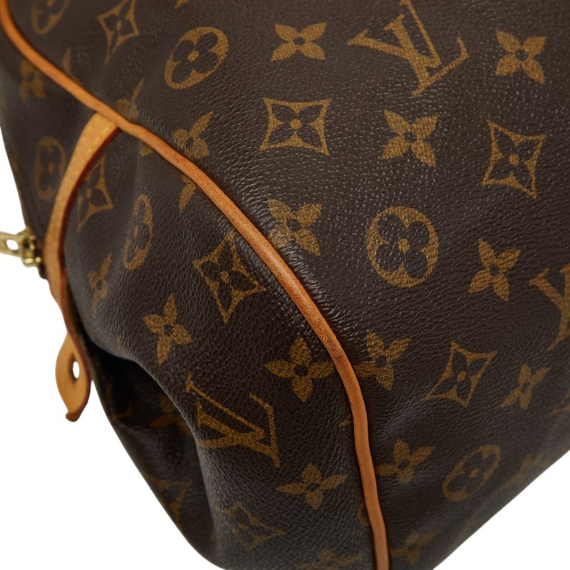 Louis Vuitton Brown Pvc Leather Handbag Shoulder Bag (Pre-Owned)