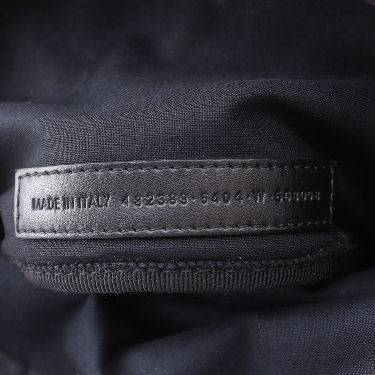 Balenciaga Red Color Nylon Canvas Fanny Pack Sling Bag (Pre-Owned)