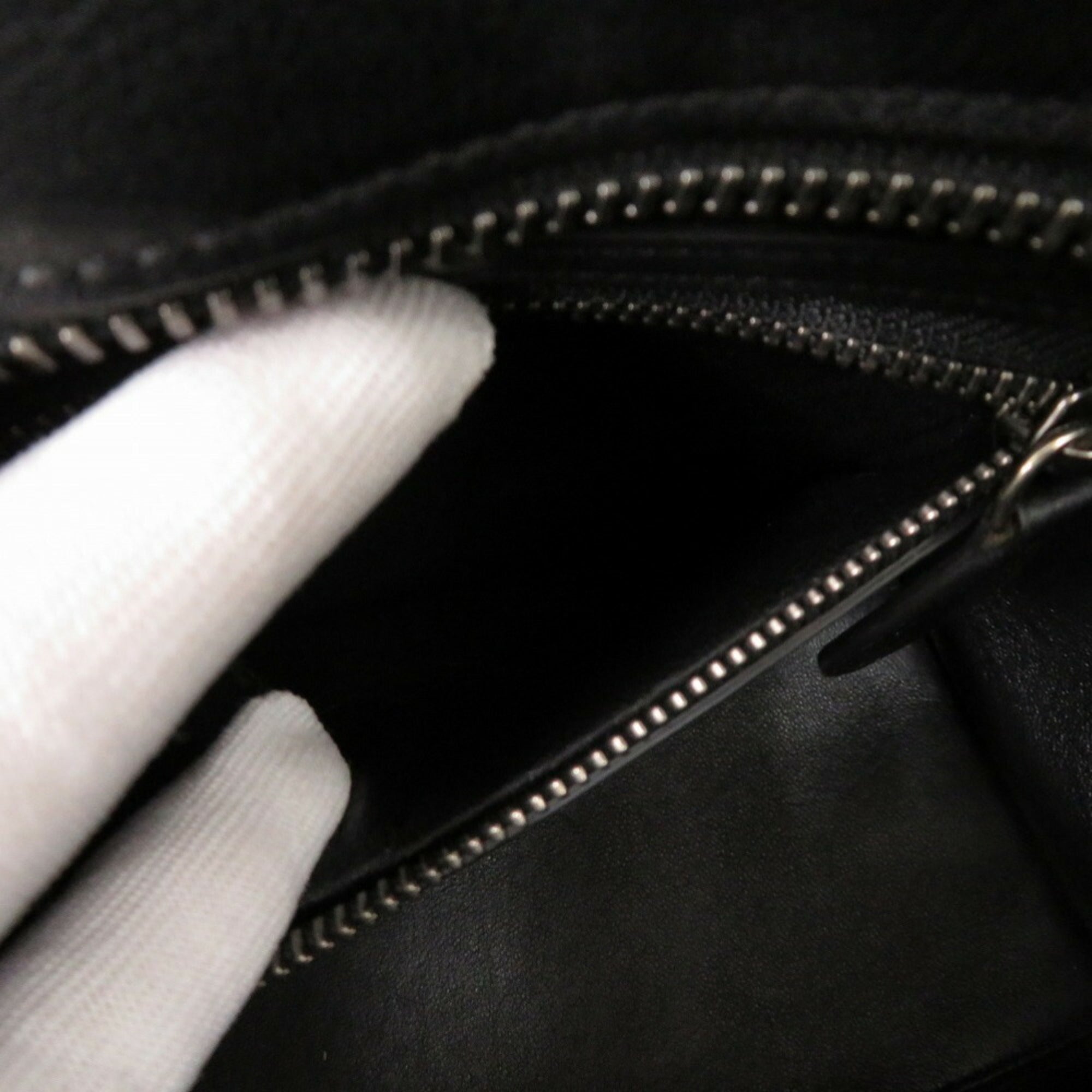 Celine Beige Black Orange Leather Handbag (Pre-Owned)