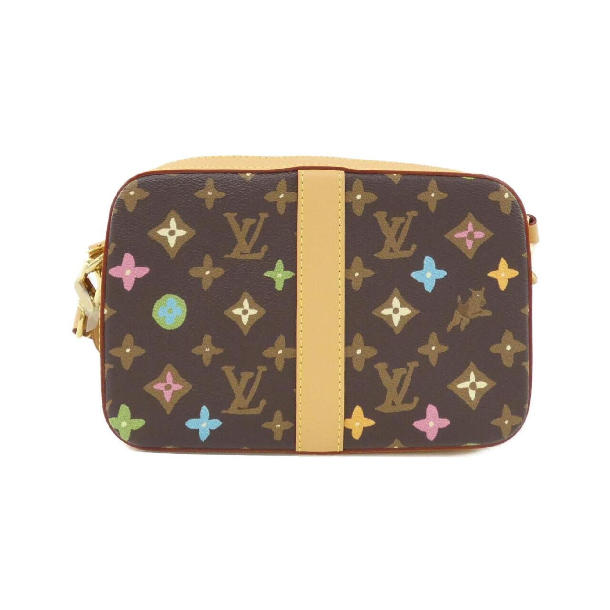 Louis Vuitton Brown Coated Canvas Shoulder Bag (Pre-Owned)