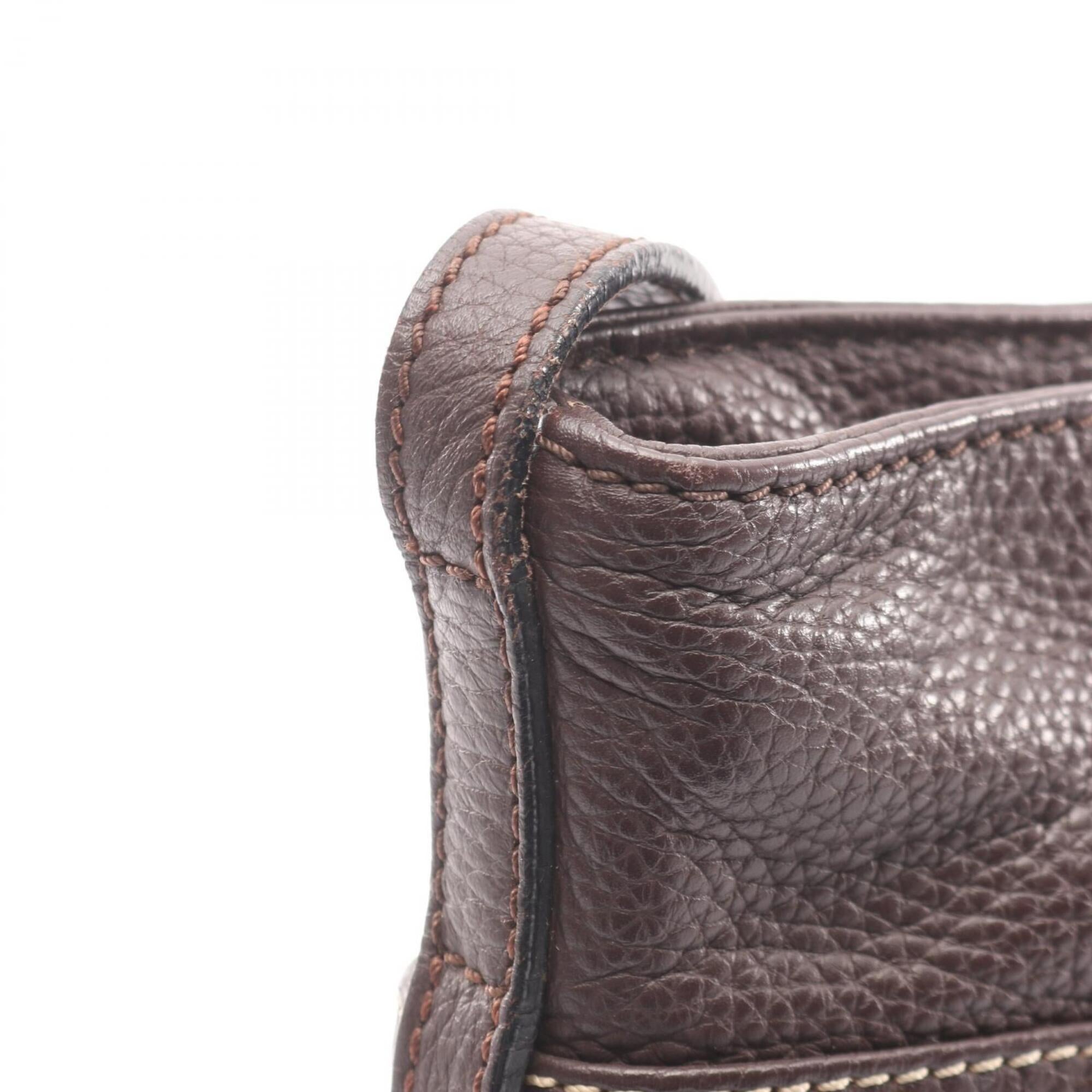 Loewe Brown Leather Shoulder Bag (Pre-Owned)