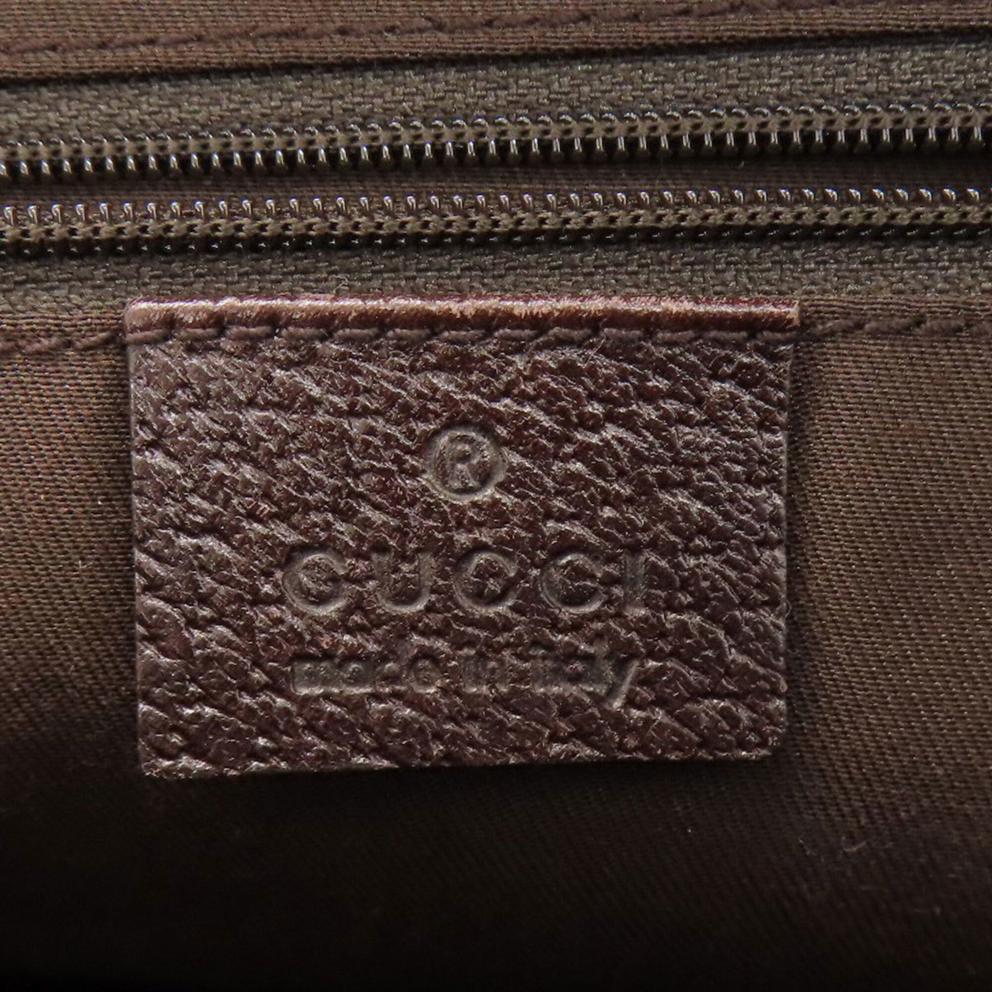 Gucci Brown Canvas Boston Bag Tote Bag (Pre-Owned)