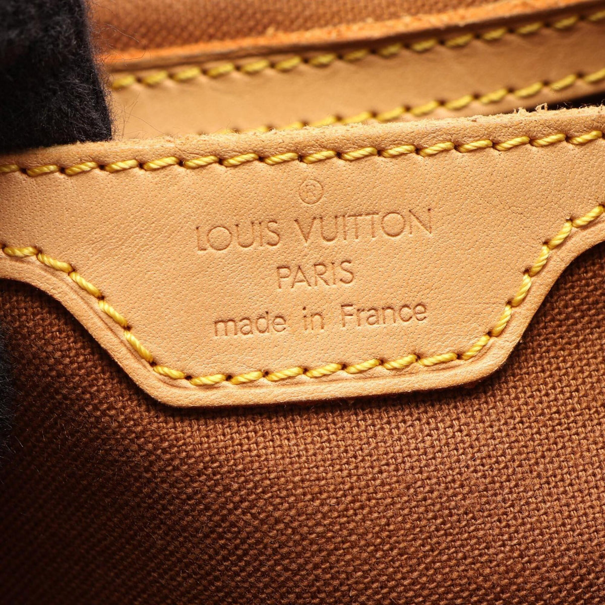 Louis Vuitton Monogram Brown Coated Canvas Leather Backpack (Pre-Owned)